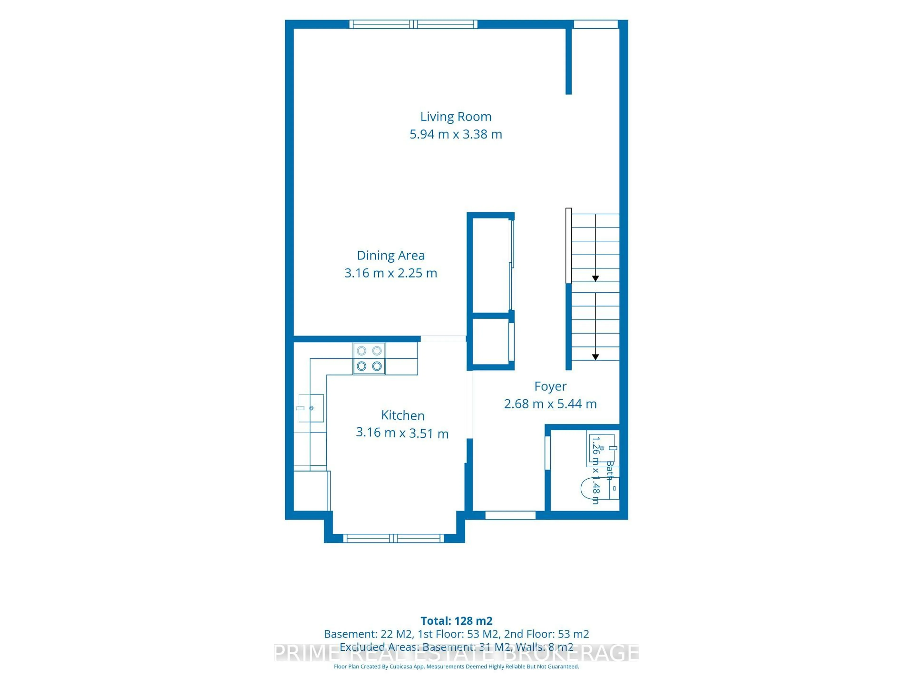 Floor plan for 678 Upper Queen St #51, London South Ontario N6C 5L2