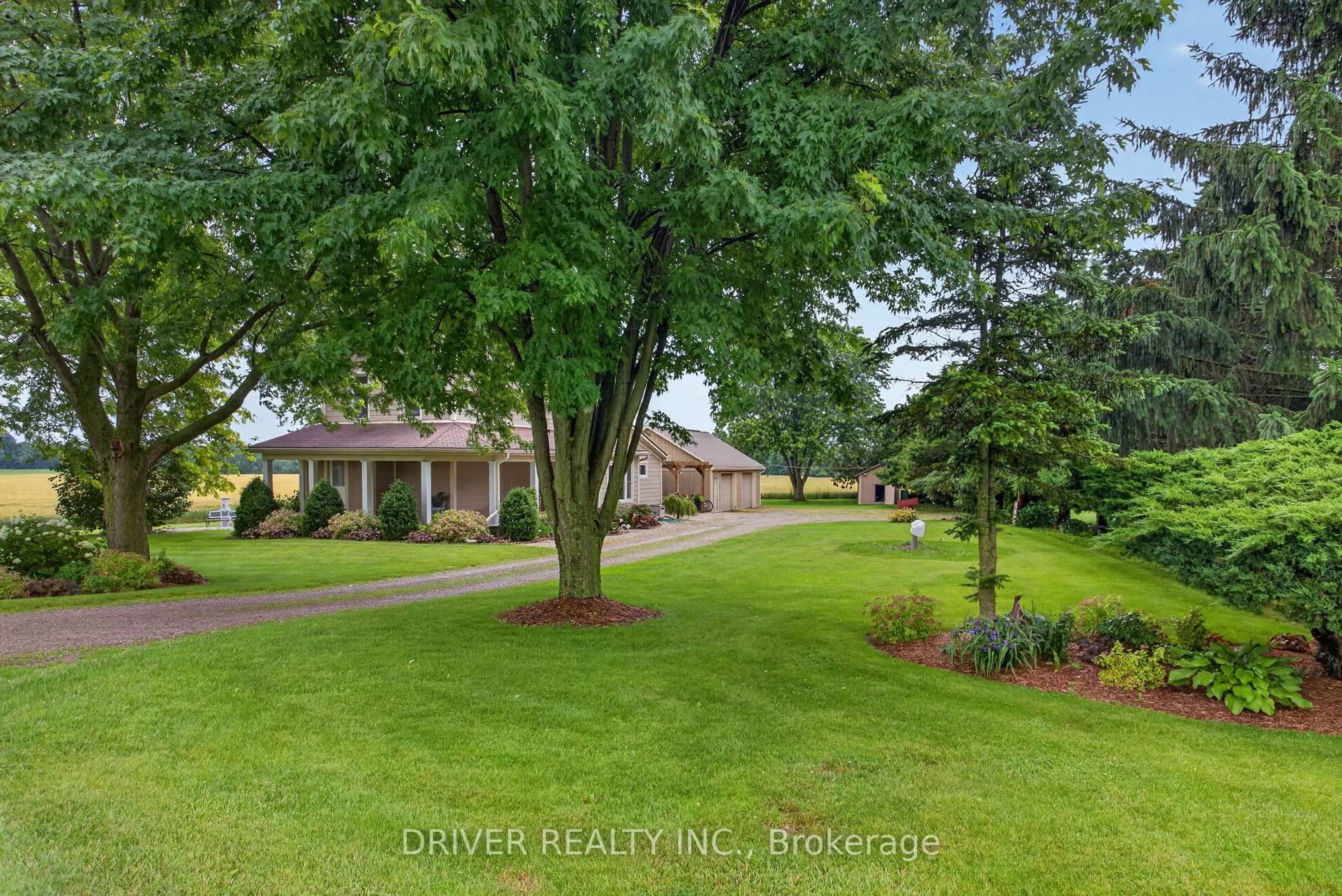 A pic from outside/outdoor area/front of a property/back of a property/a pic from drone, water/lake/river/ocean view for 53135 Heritage Line, Malahide Ontario N5H 2R1