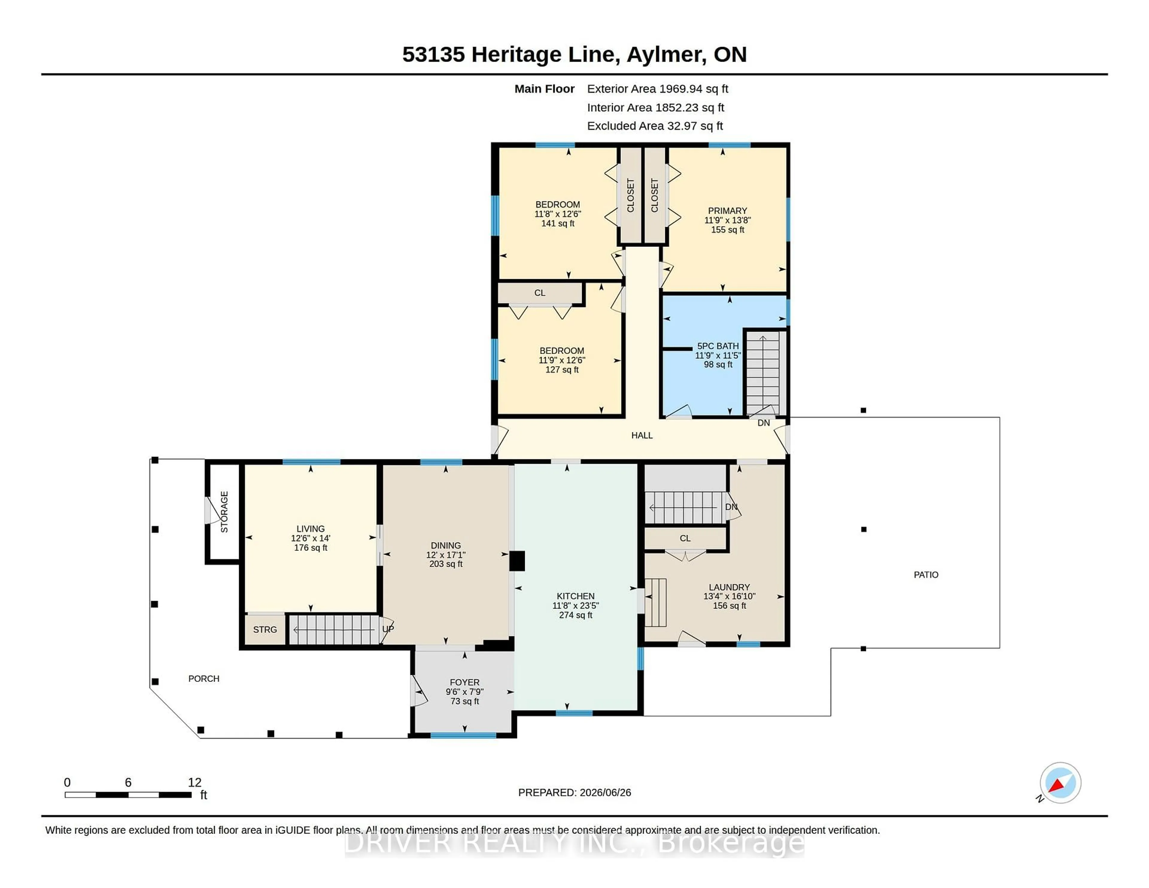 Floor plan for 53135 Heritage Line, Malahide Ontario N5H 2R1