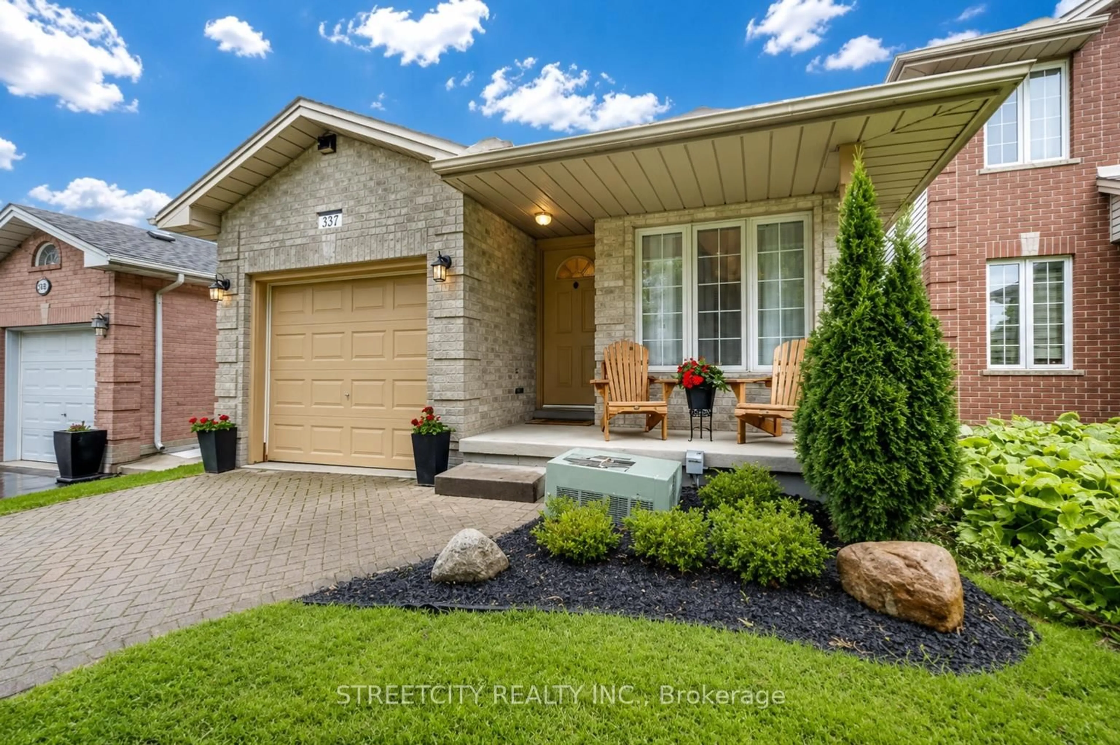 Home with brick exterior material, street for 332 Brookhaven Pl, London East Ontario N5Y 5N4