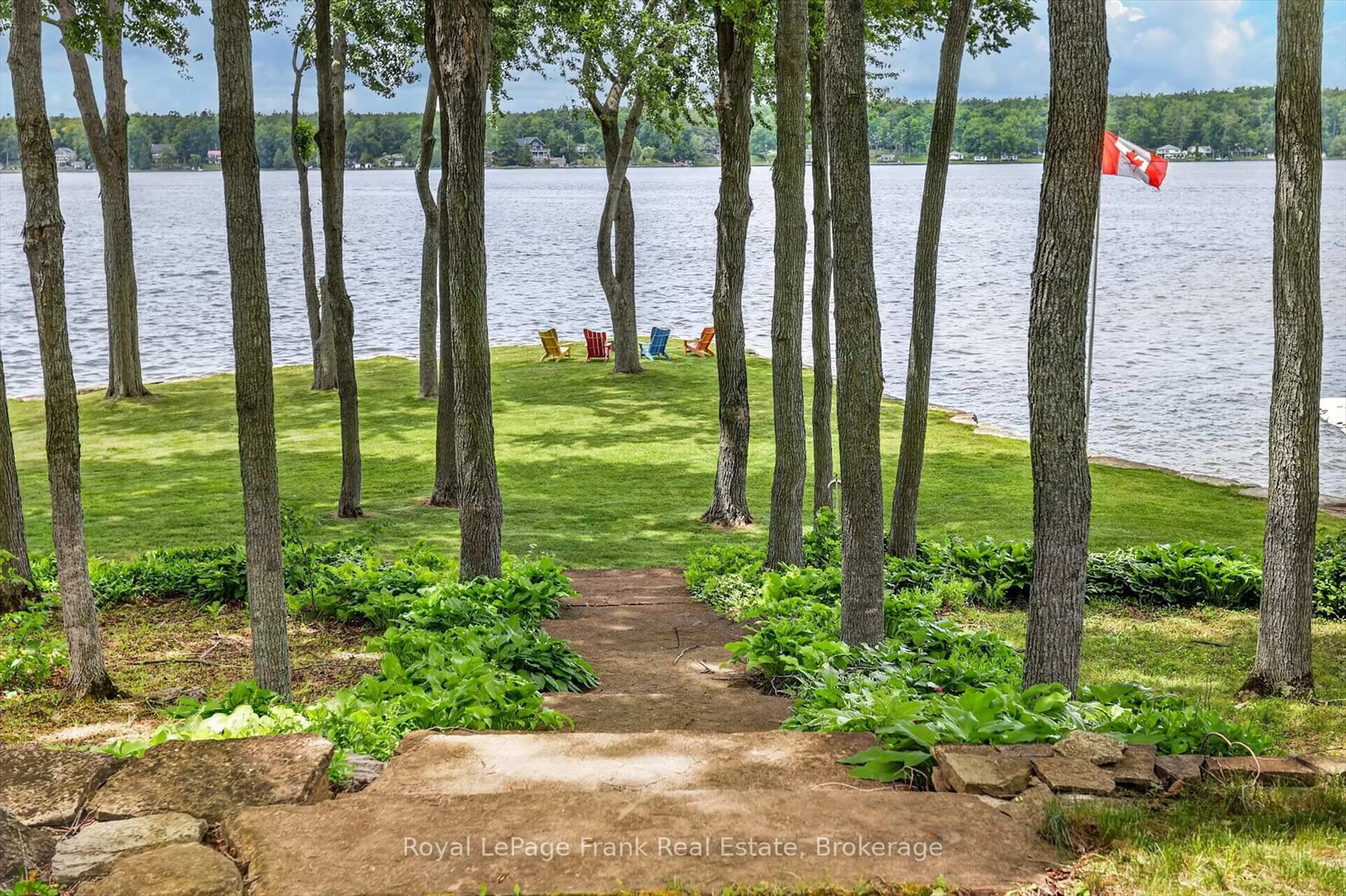 Patio, water/lake/river/ocean view for 2864 Antelope Tr, Selwyn Ontario K0L 2H0