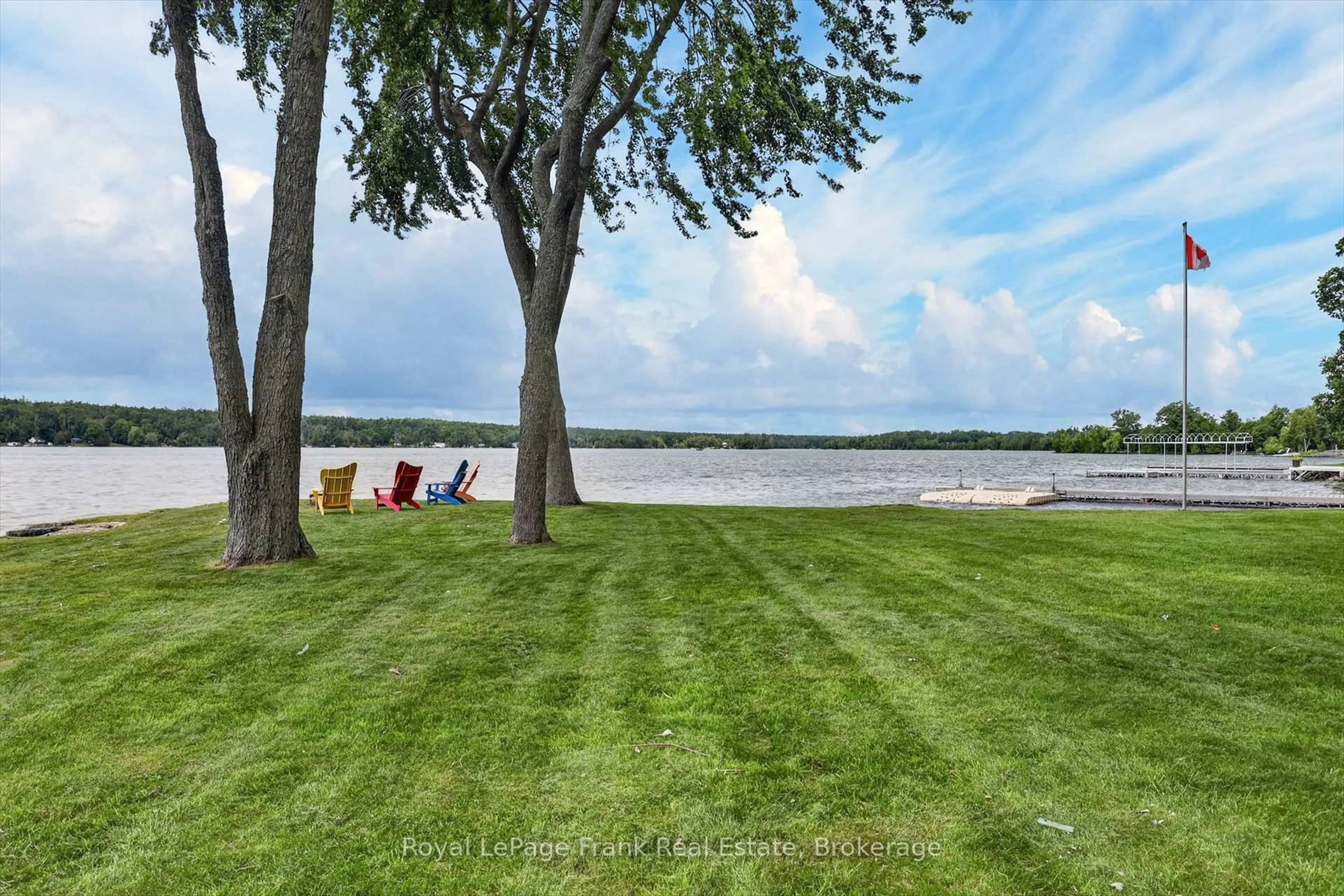 Patio, water/lake/river/ocean view for 2864 Antelope Tr, Selwyn Ontario K0L 2H0