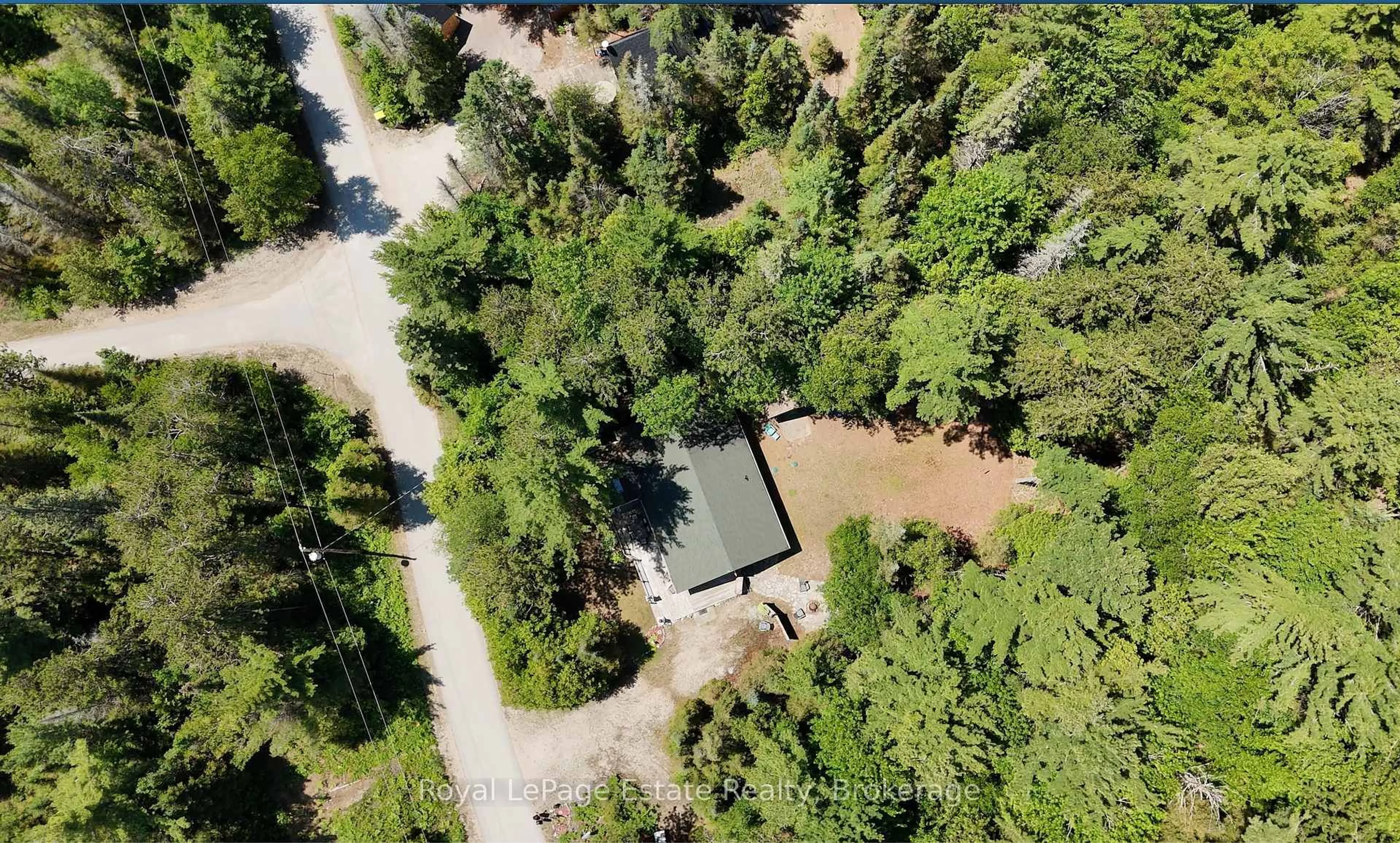 A pic from outside/outdoor area/front of a property/back of a property/a pic from drone, forest/trees view for 234 Ogimah Rd, Native Leased Lands Ontario N0H 2G0