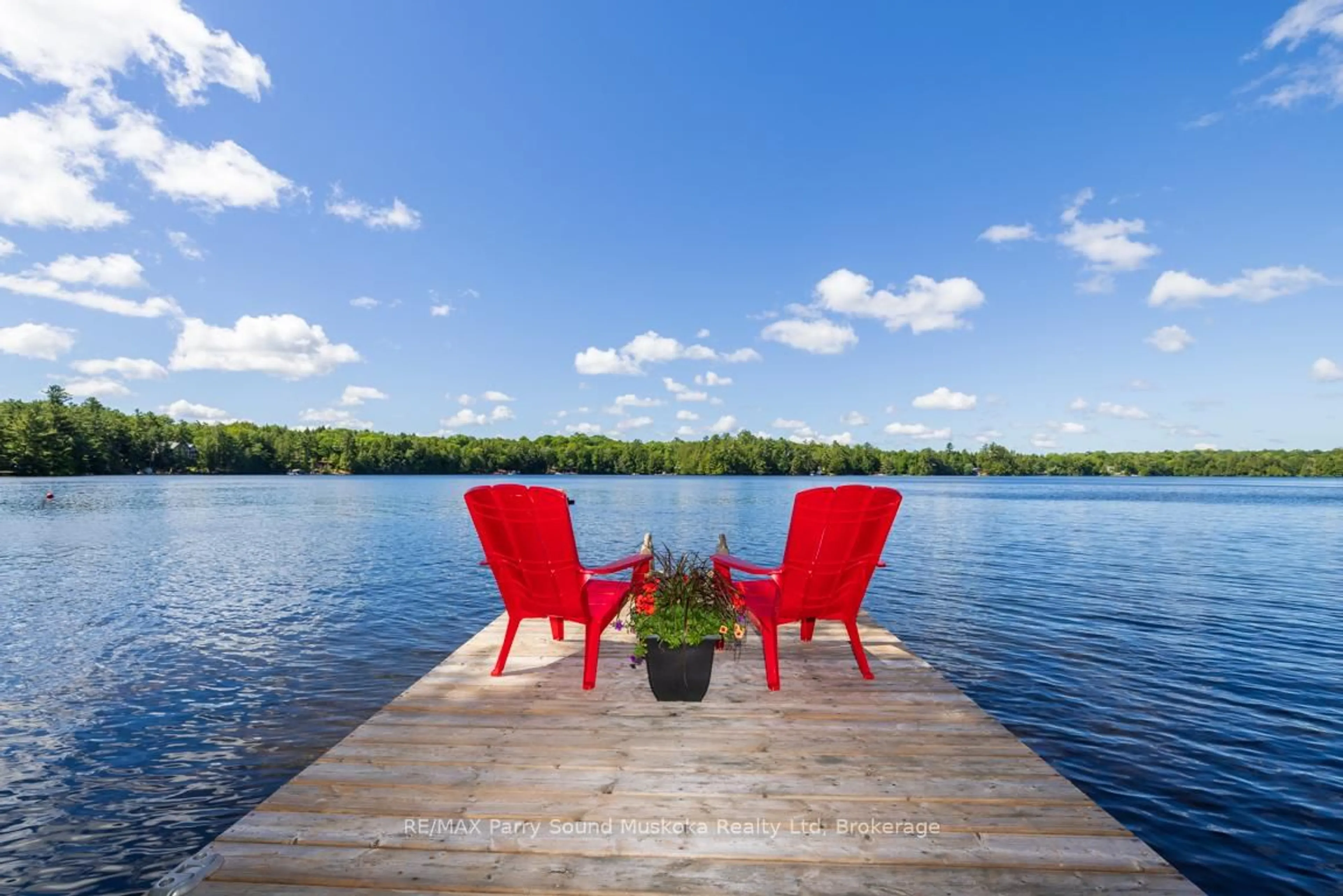 Patio, water/lake/river/ocean view for 74B Kettunen Rd, Seguin Ontario P2A 2W8