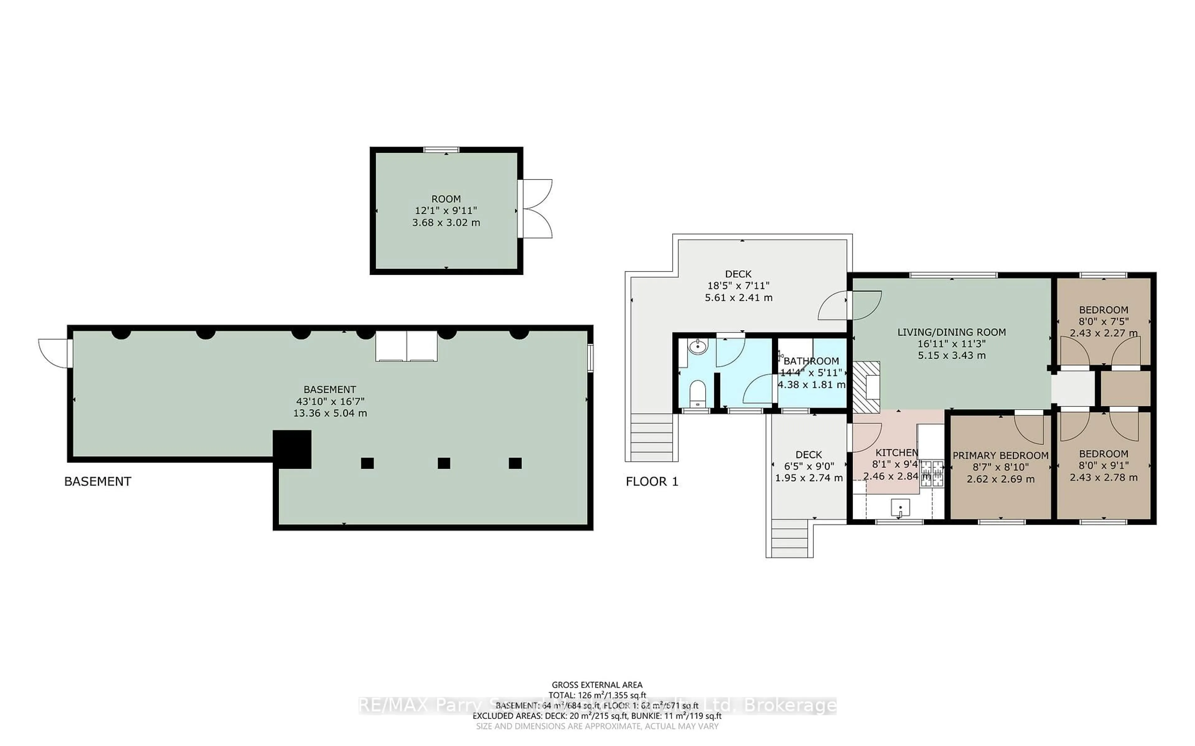 Floor plan for 74B Kettunen Rd, Seguin Ontario P2A 2W8