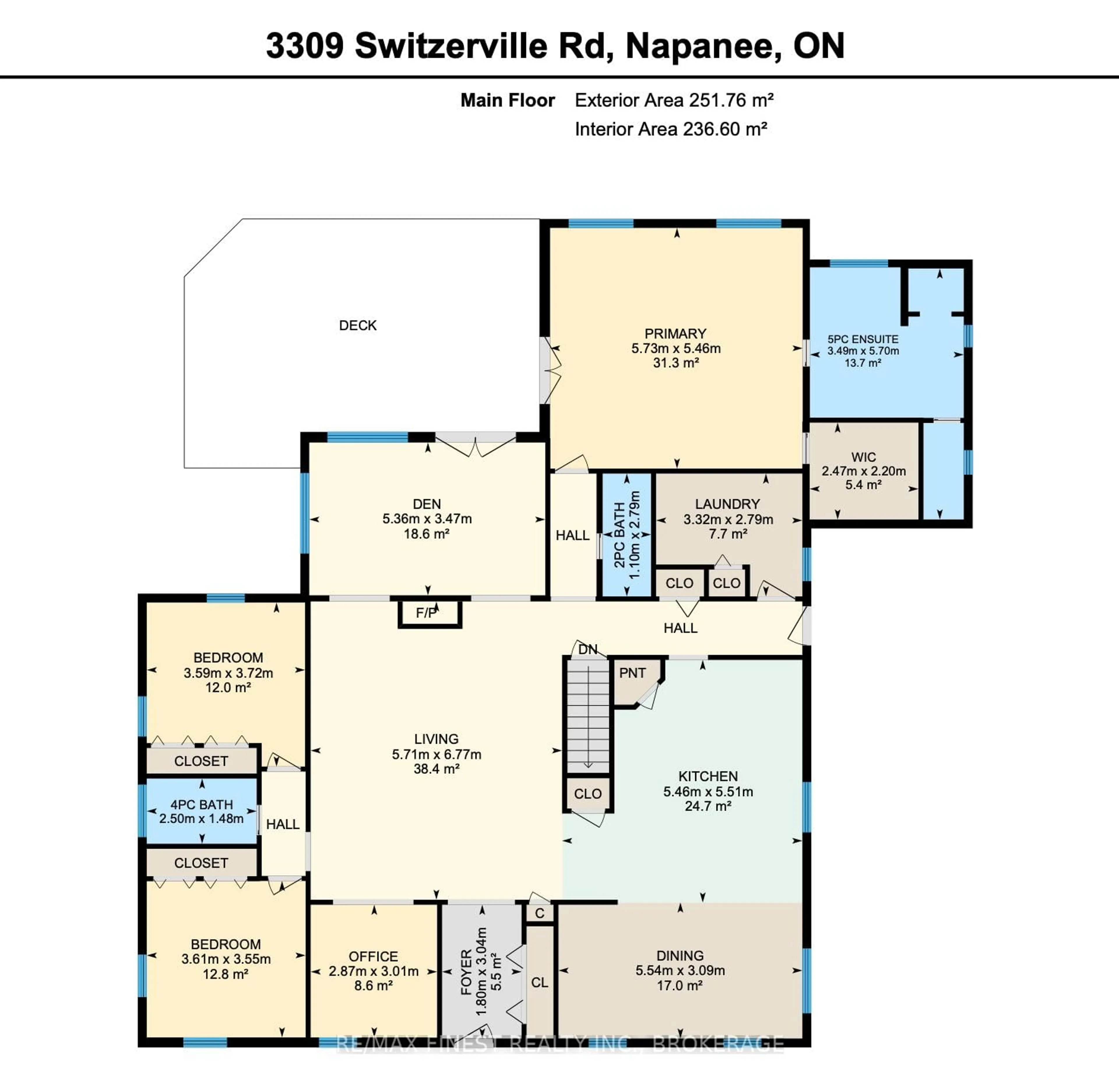 Floor plan for 3309 Switzerville Rd, Greater Napanee Ontario K7R 3K9