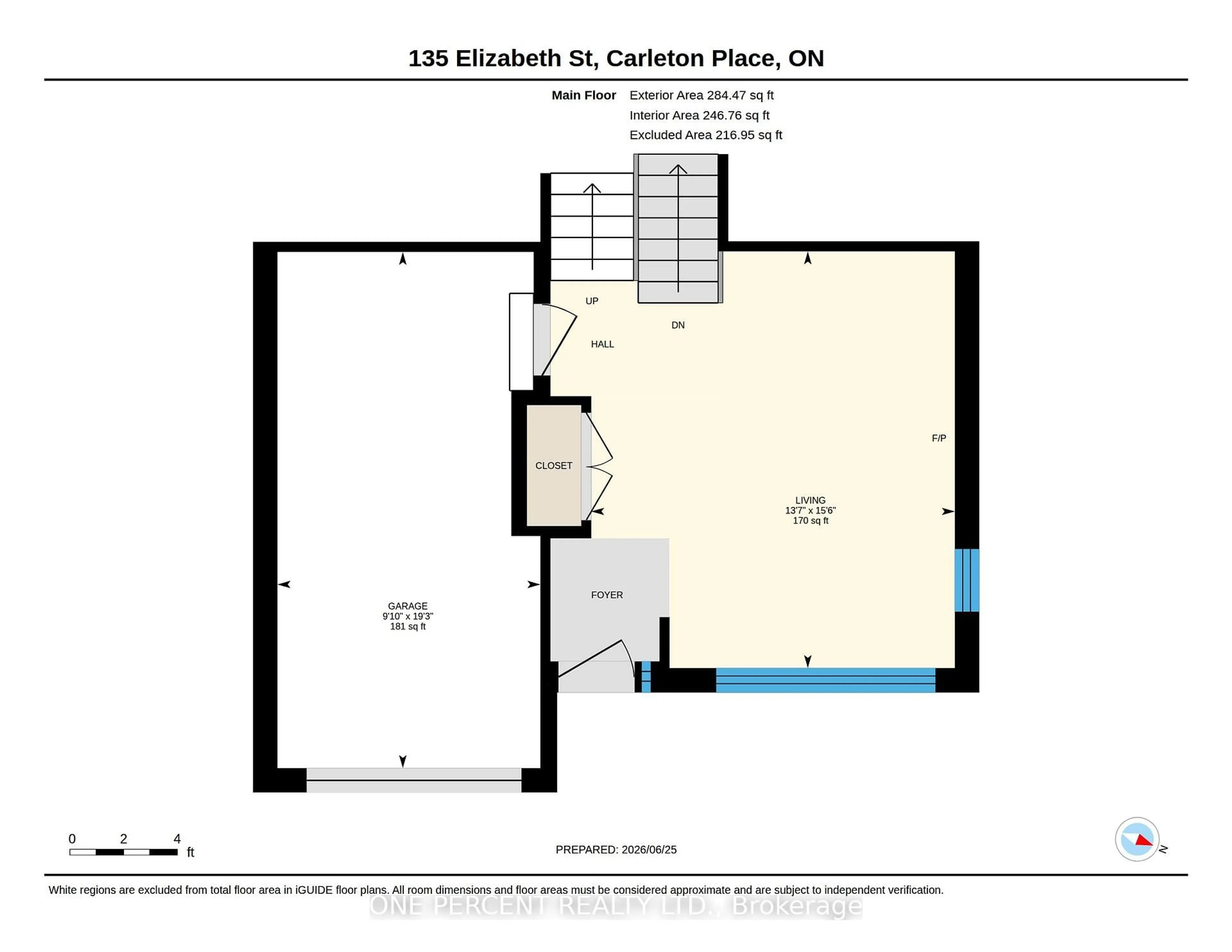 Floor plan for 135 Elizabeth St, Carleton Place Ontario K7C 2V9