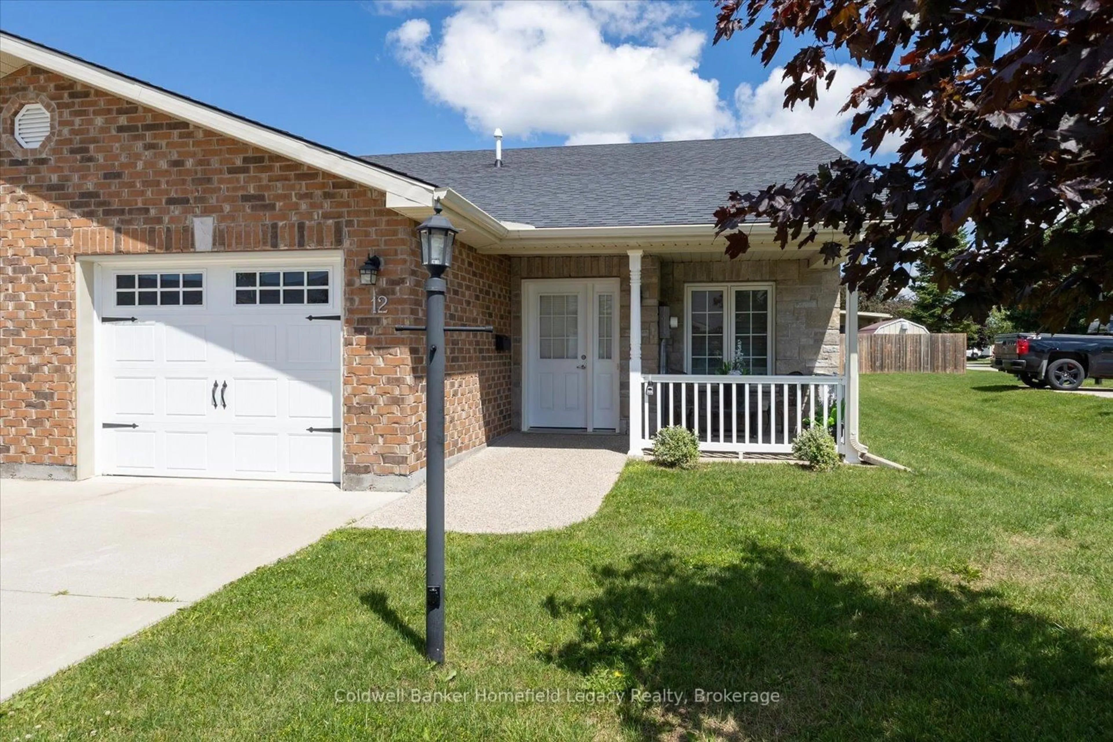 Home with brick exterior material, street for 12 Devon Dr, South Huron Ontario N0M 1S3