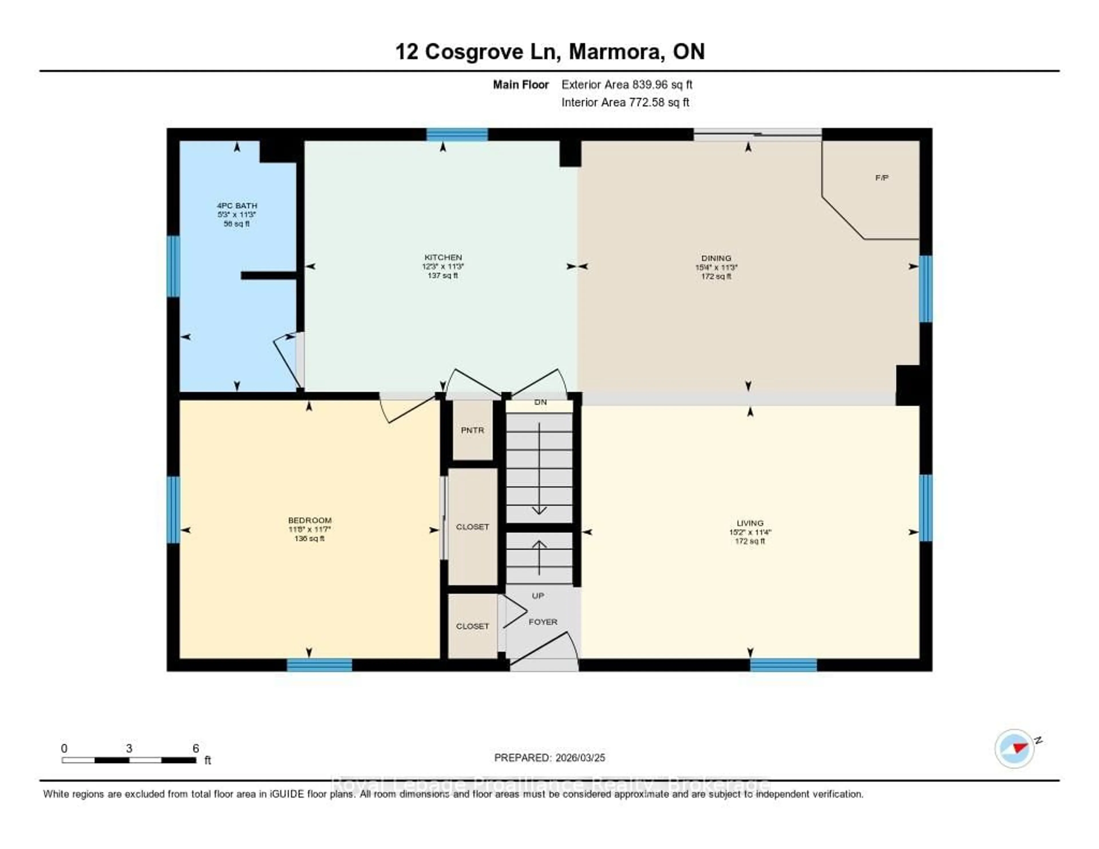 Floor plan for 12 Cosgrove Lane, Limoges Ontario K0K 2M0
