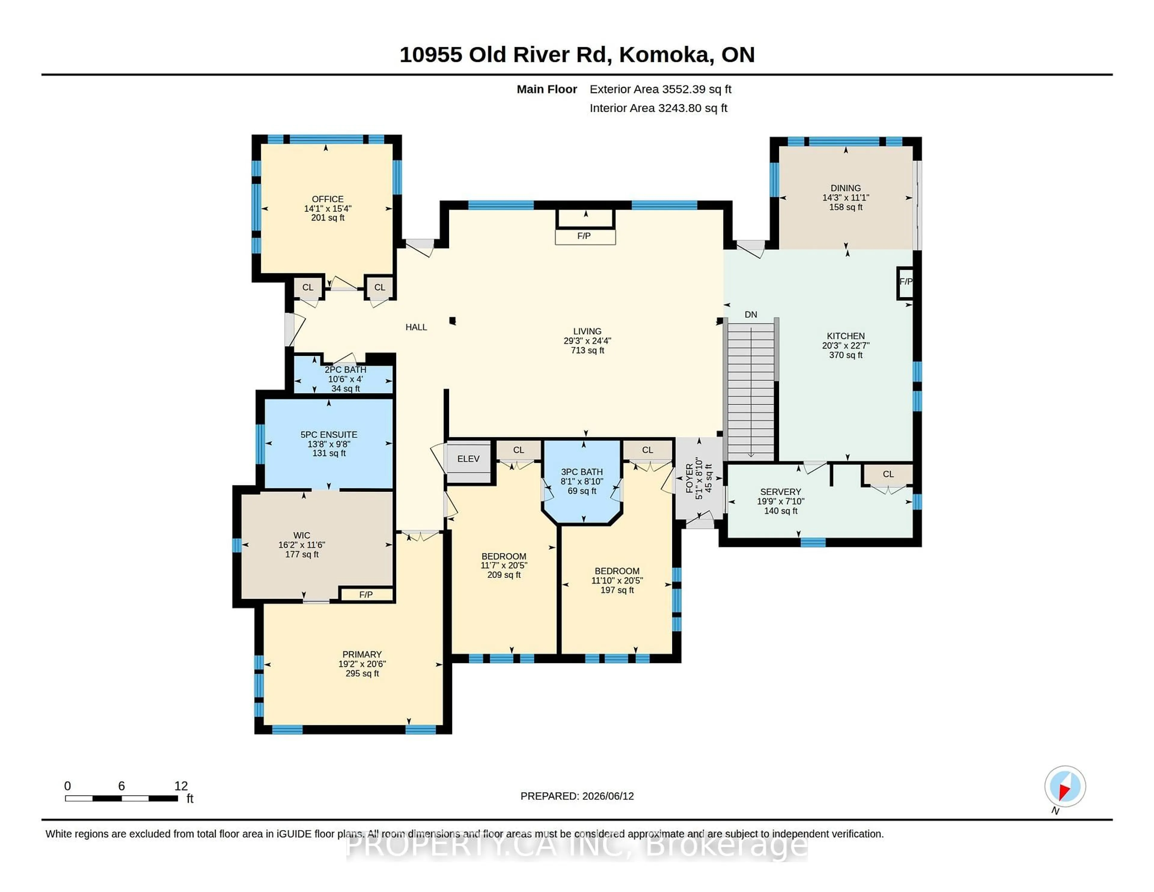 Floor plan for 10955 Old River Rd, Middlesex Centre Ontario N0L 1R0