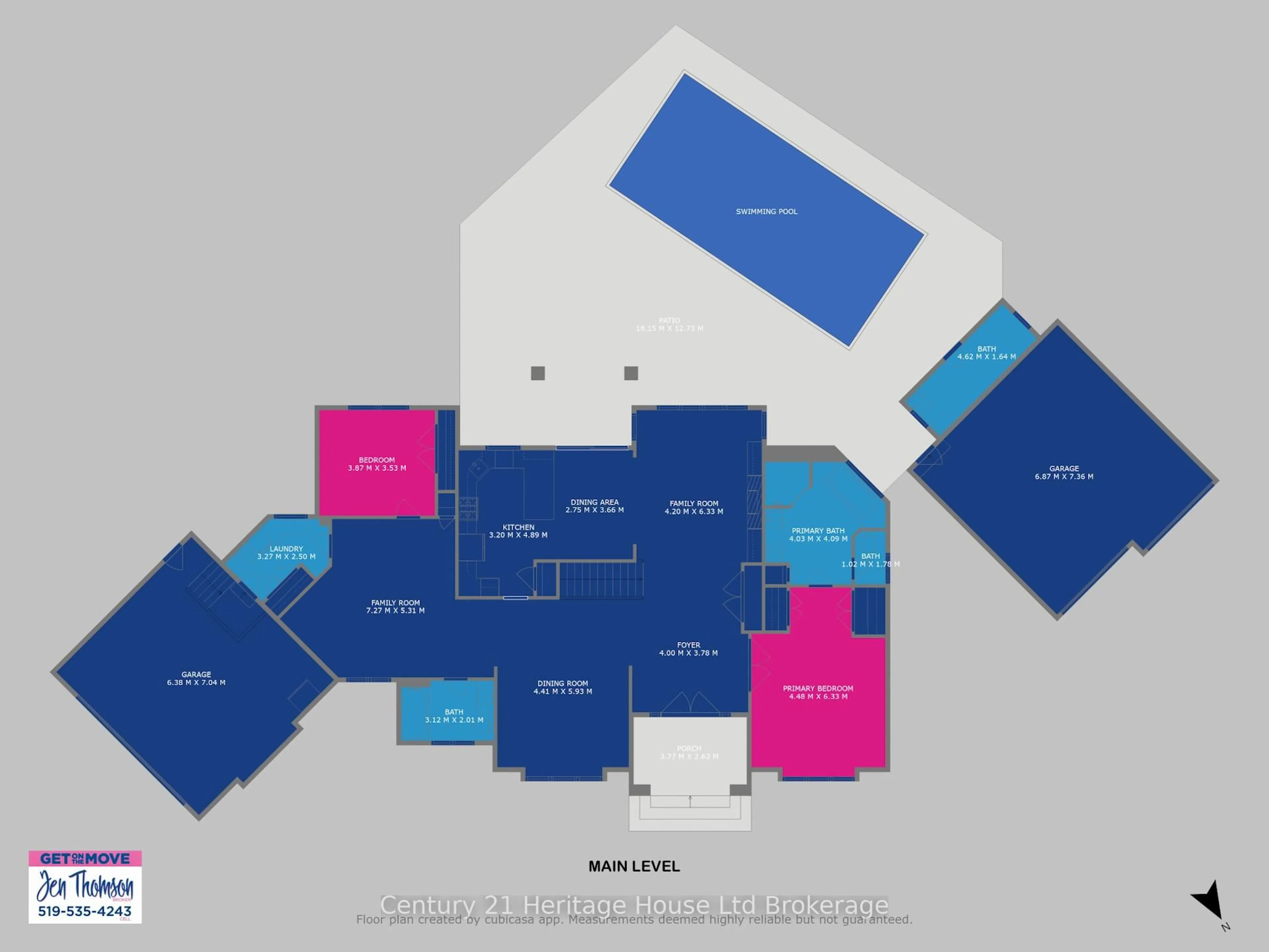 Floor plan for 563 Lakeview Dr, Woodstock Ontario N4T 0C7