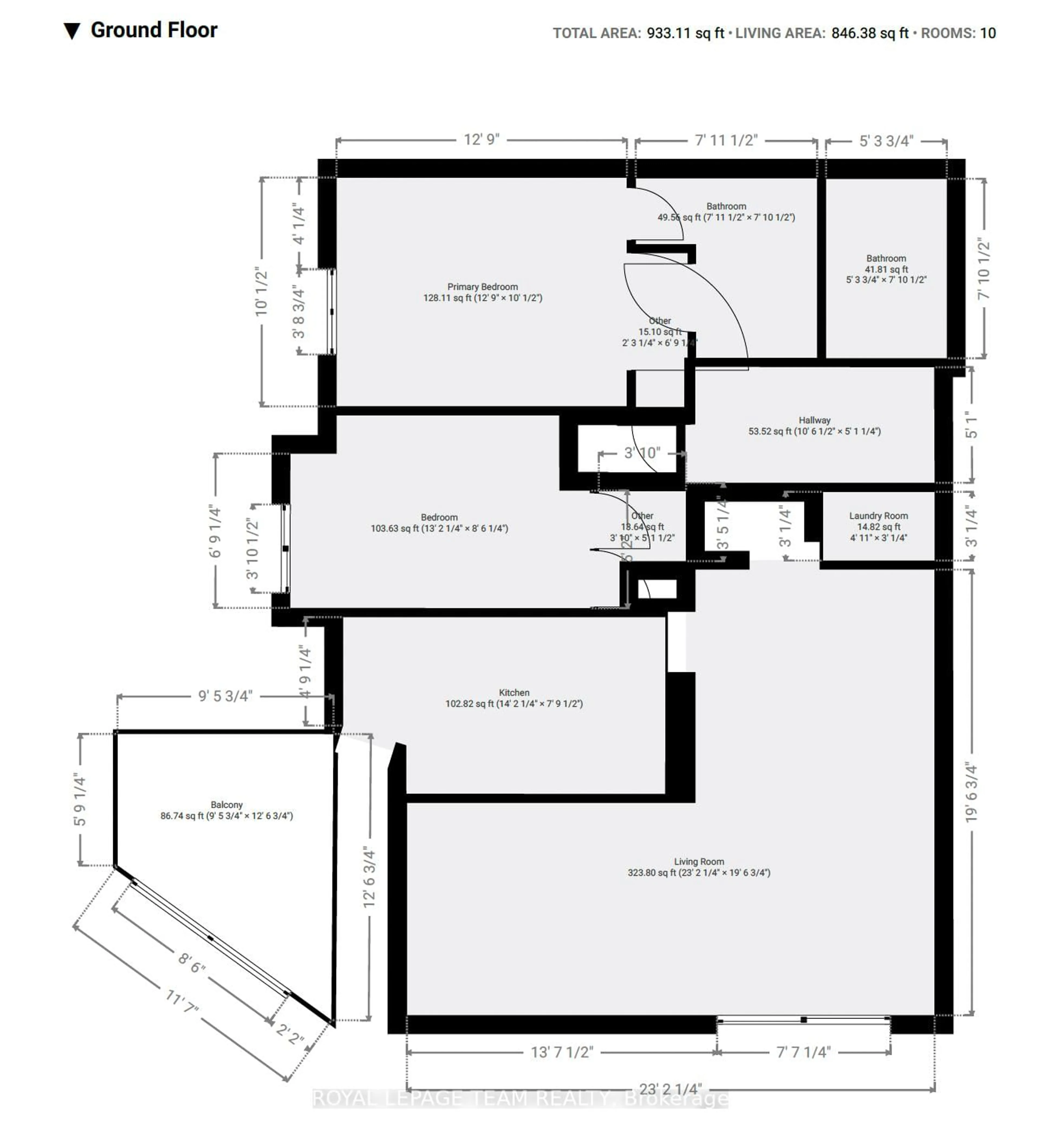 Floor plan for 960 Teron Rd #604, Ottawa Ontario K2K 2B6