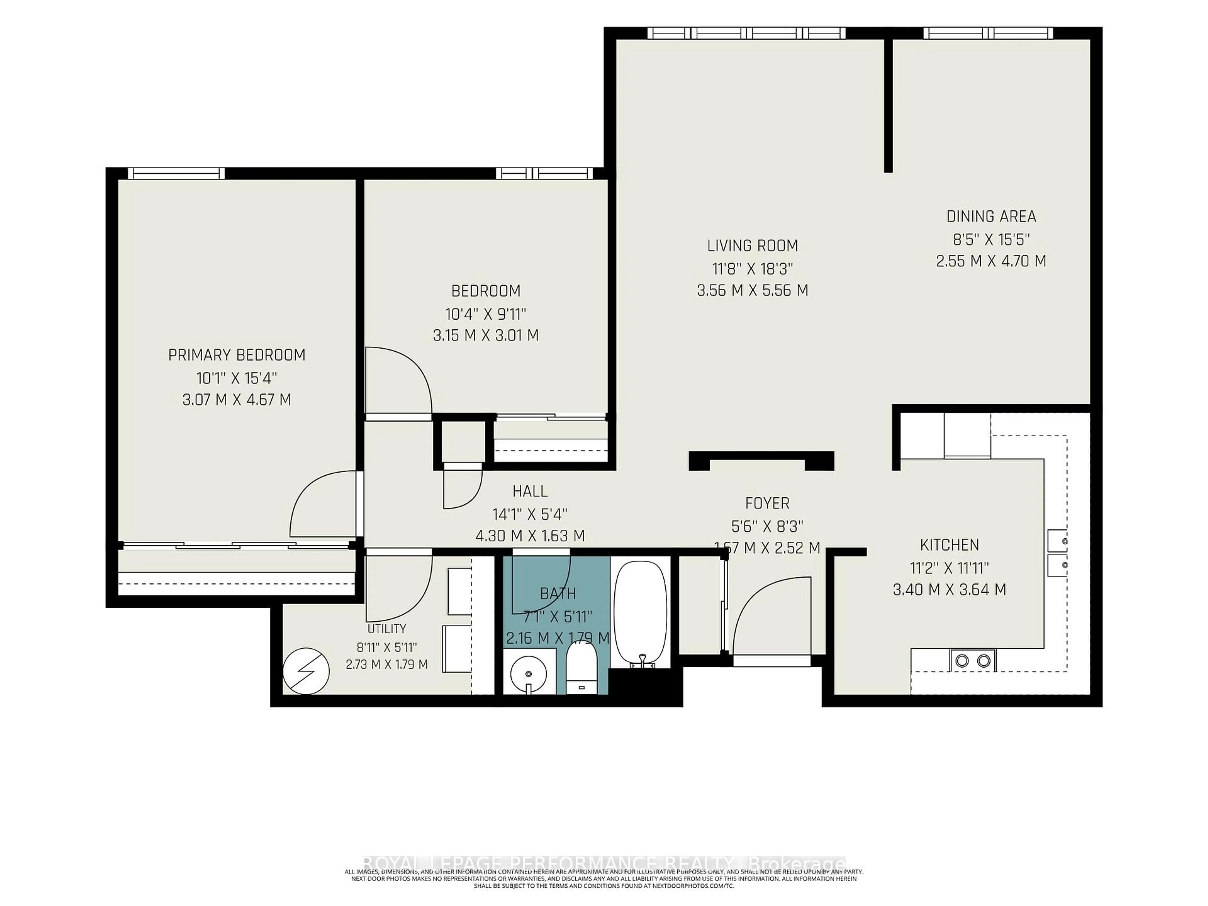 Floor plan for 340 Centrum Blvd #304, Ottawa Ontario K1E 3W1