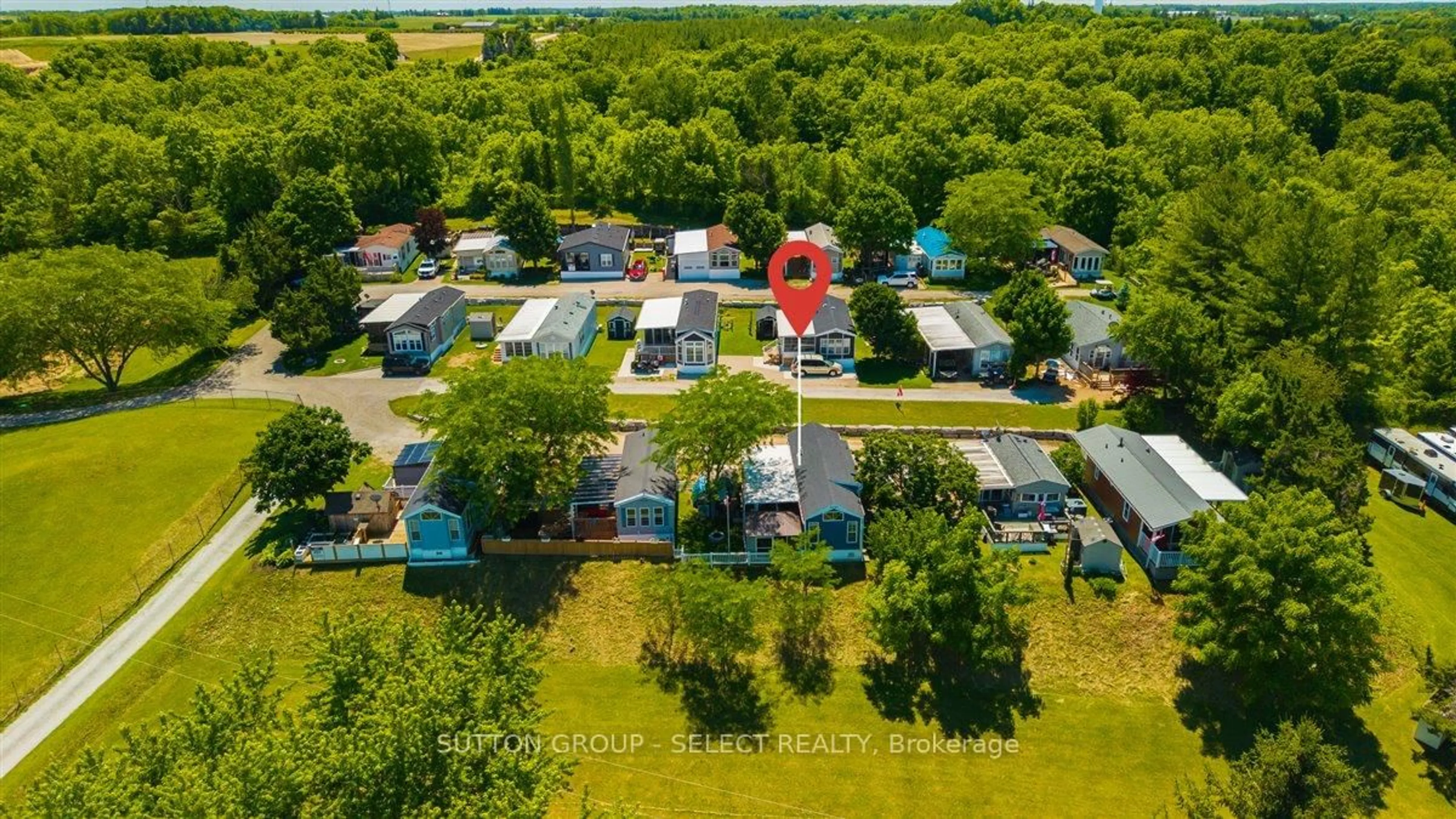 A pic from outside/outdoor area/front of a property/back of a property/a pic from drone, street for 8685 Rock Glen Rd #402, Lambton Shores Ontario N0M 1B0