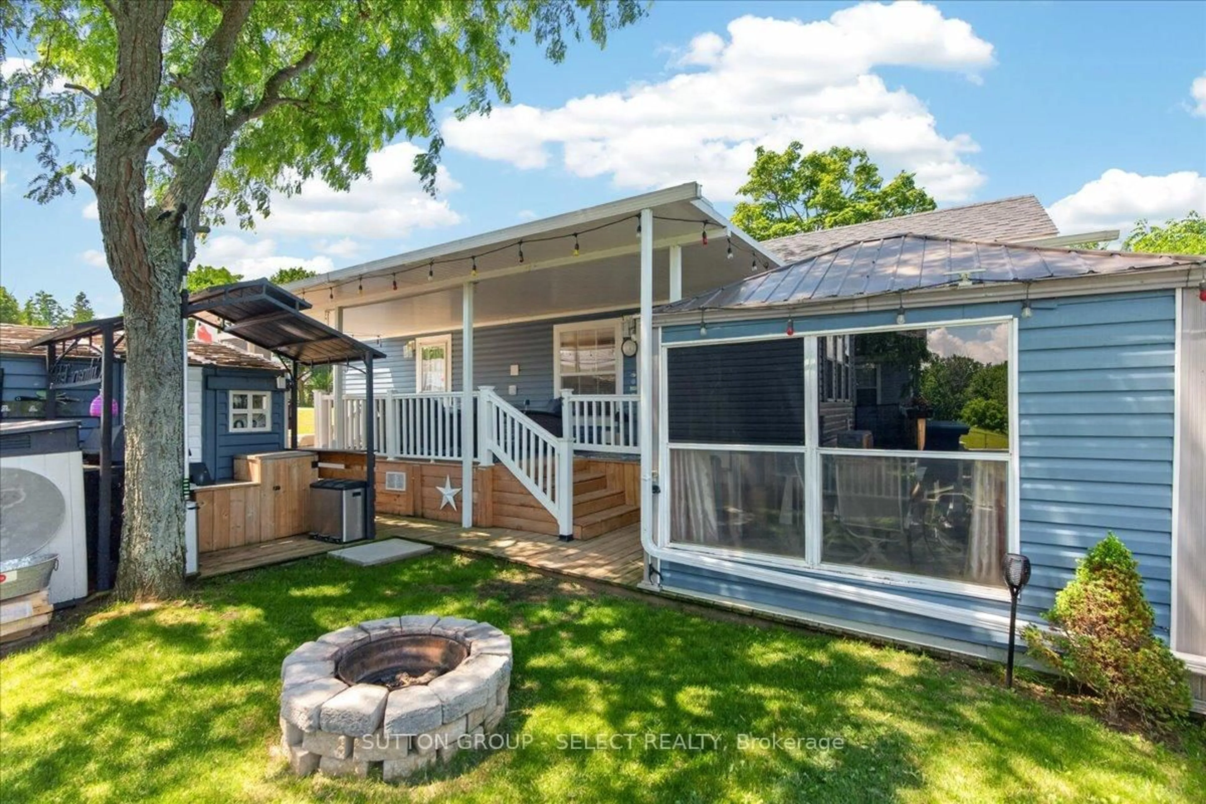 Home with vinyl exterior material, street for 8685 Rock Glen Rd #402, Lambton Shores Ontario N0M 1B0