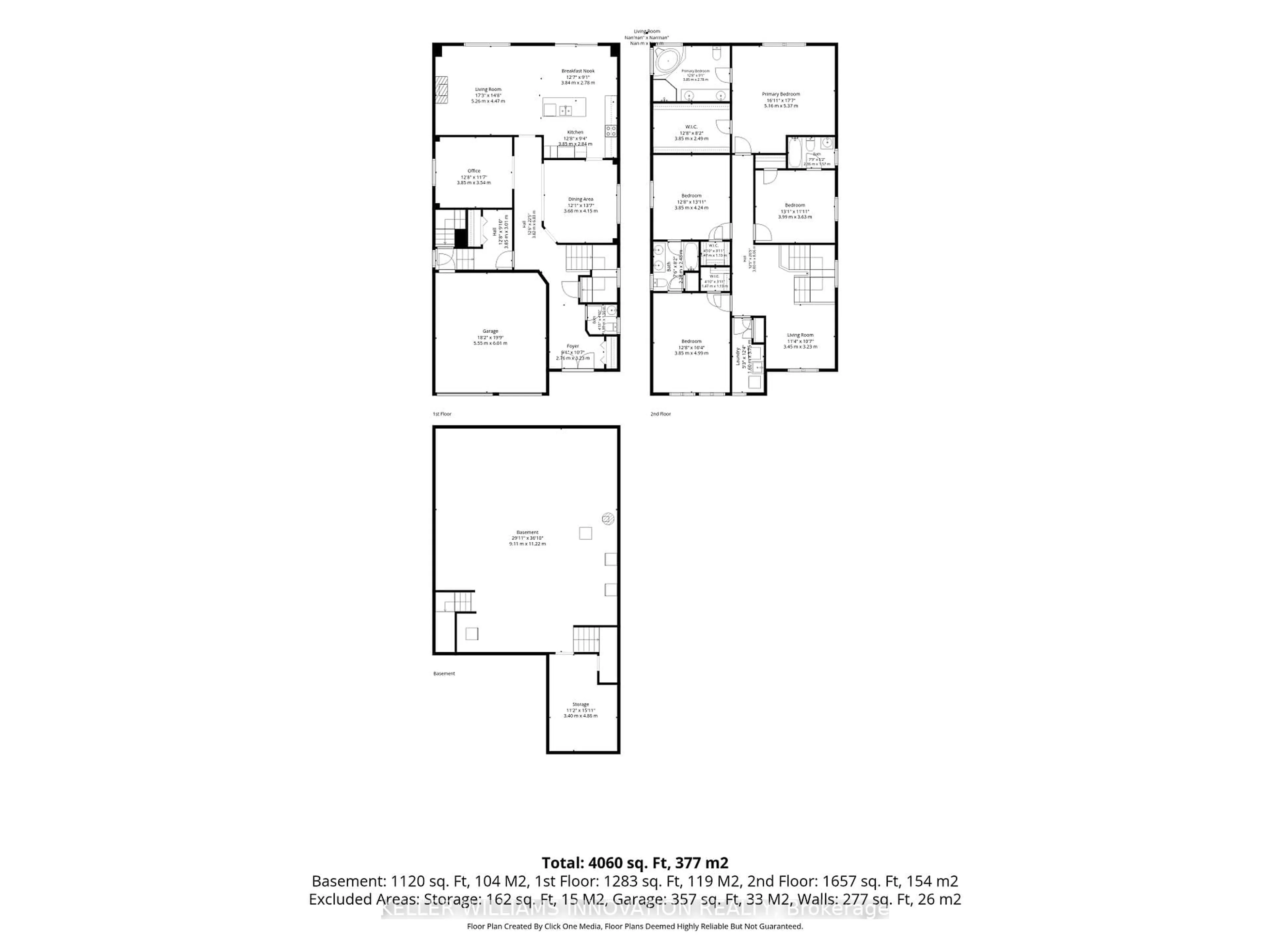 Floor plan for 639 Hammond St, Shelburne Ontario L9V 3S2