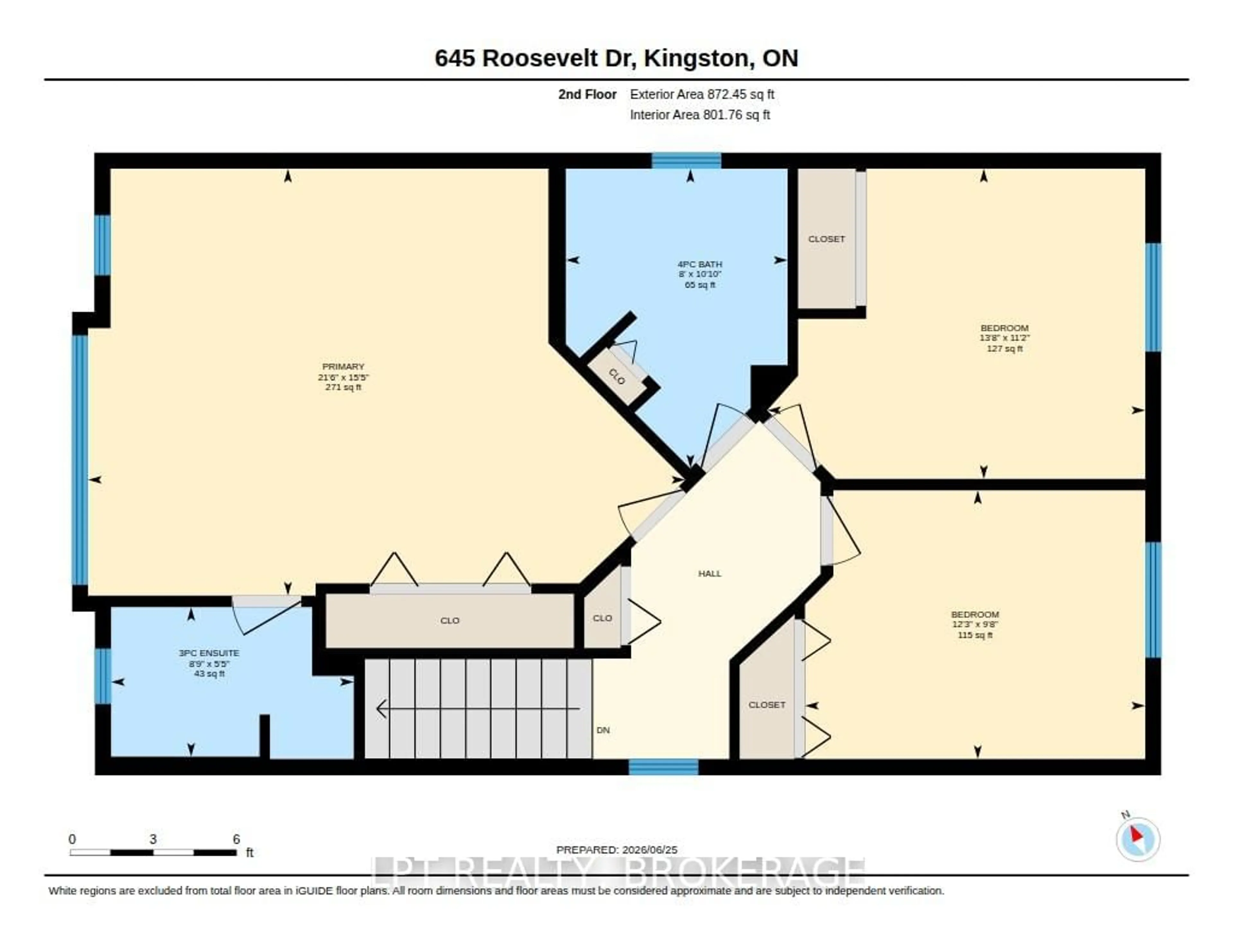 Floor plan for 645 Roosevelt Dr, Kingston Ontario K7M 8T7