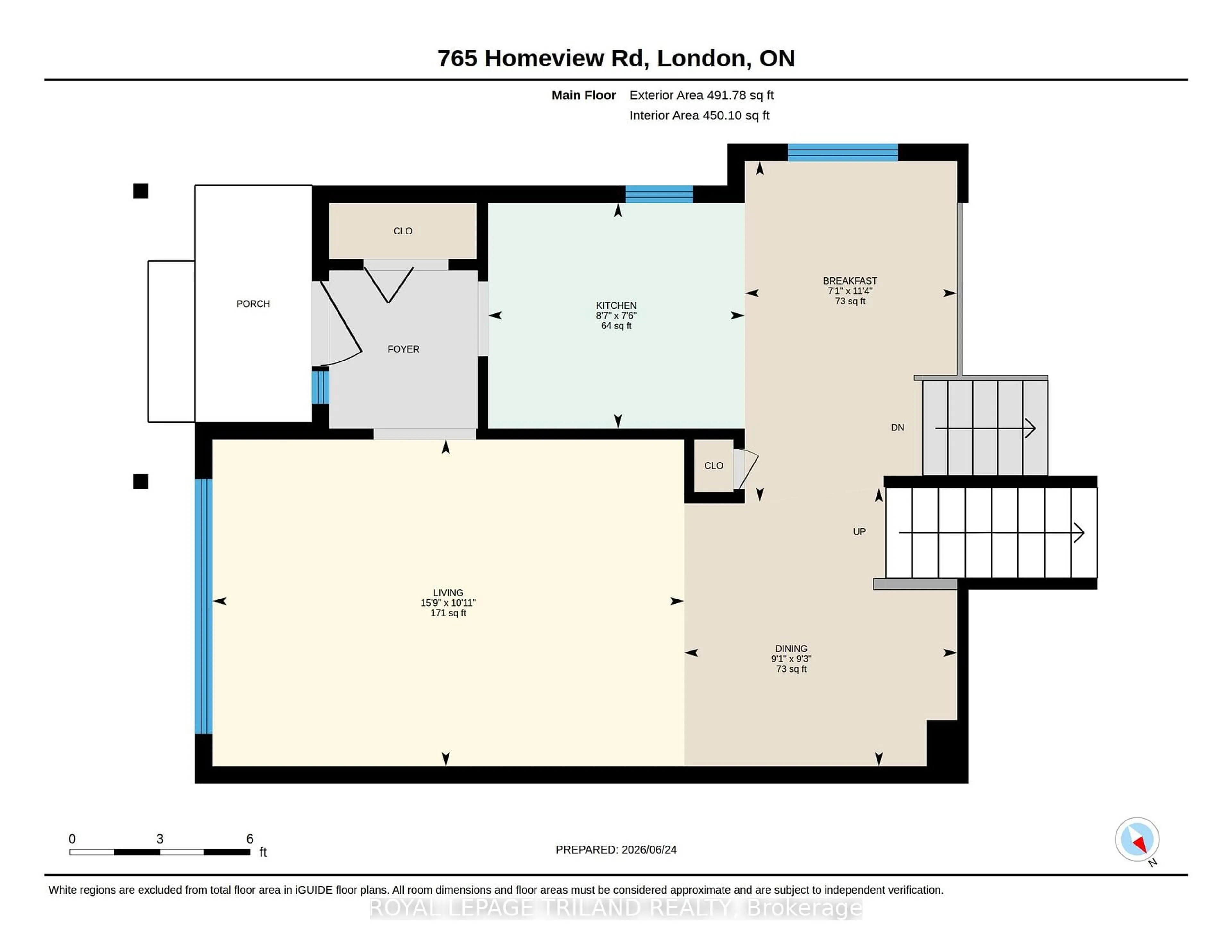 Floor plan for 765 Homeview Rd, London South Ontario N6C 5N7