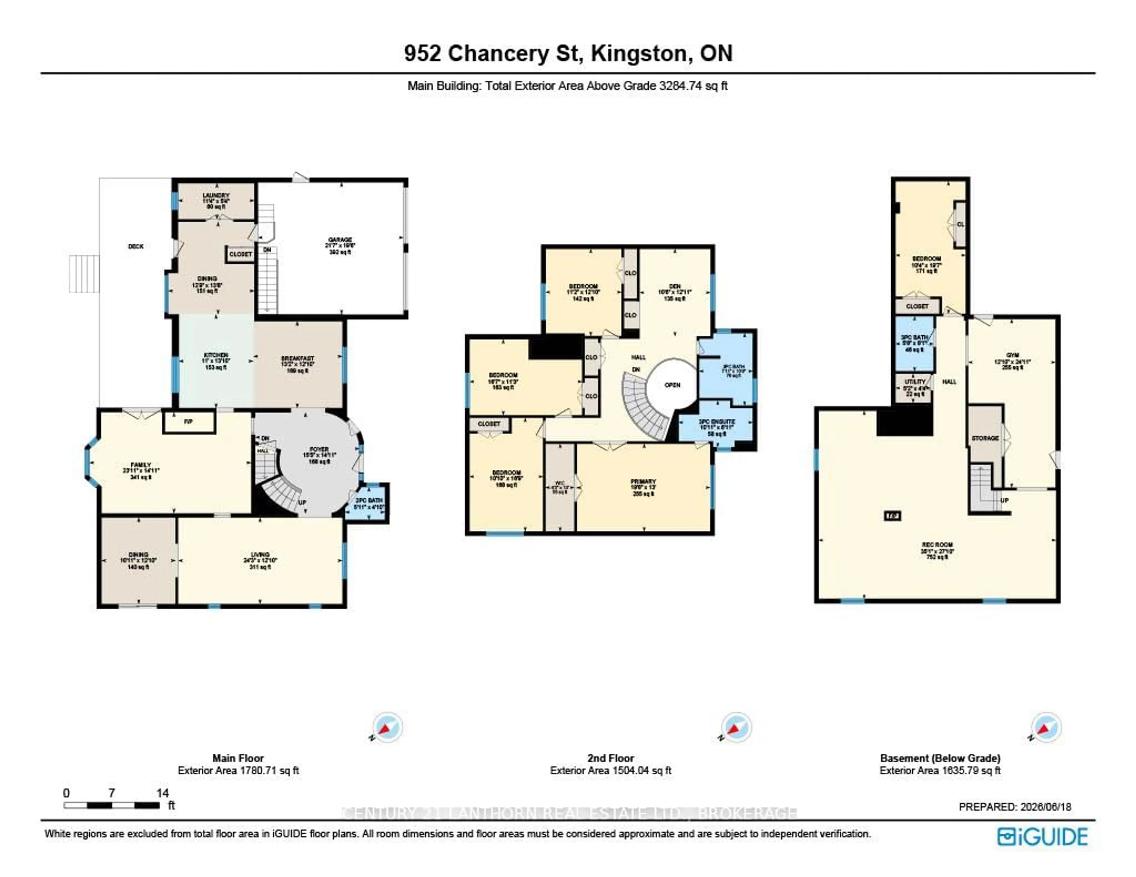 Floor plan for 952 Chancery St, Kingston Ontario K7P 1R3