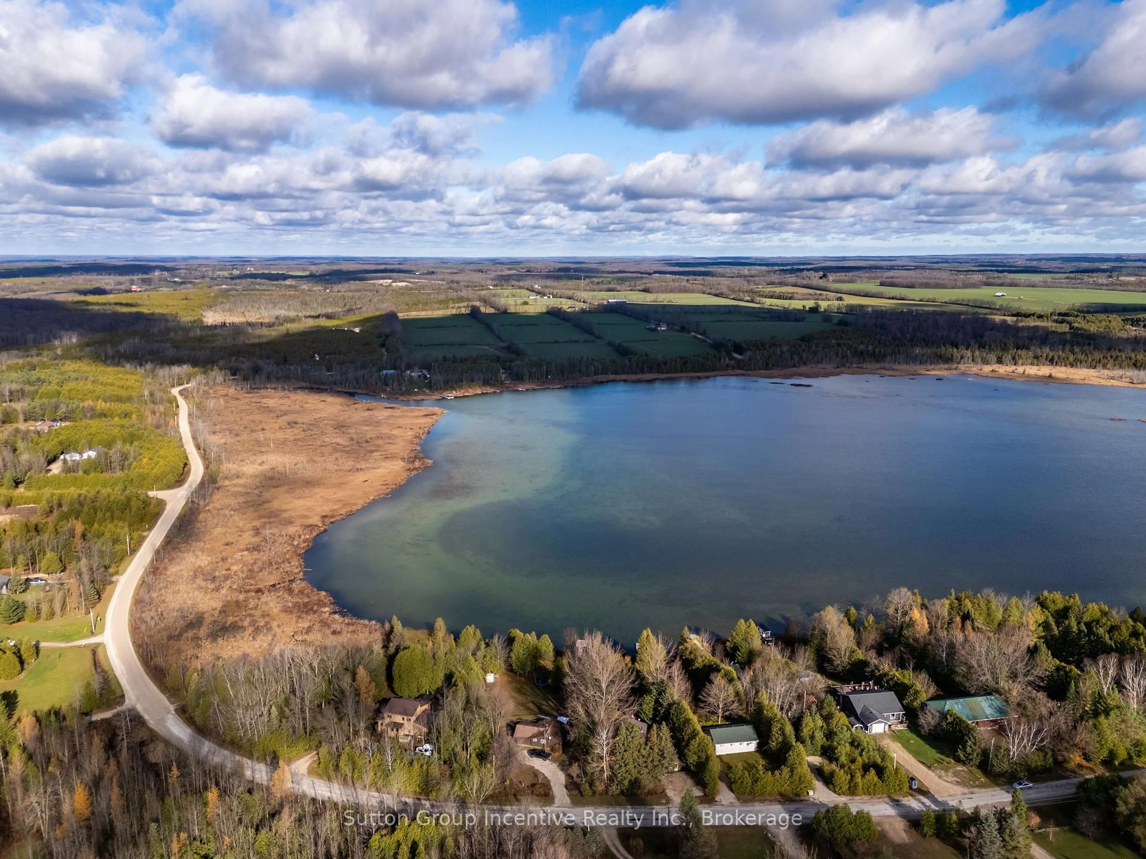 A pic from outside/outdoor area/front of a property/back of a property/a pic from drone, water/lake/river/ocean view for 474839 TOWNSEND LAKE Rd, West Grey Ontario N0C 1H0