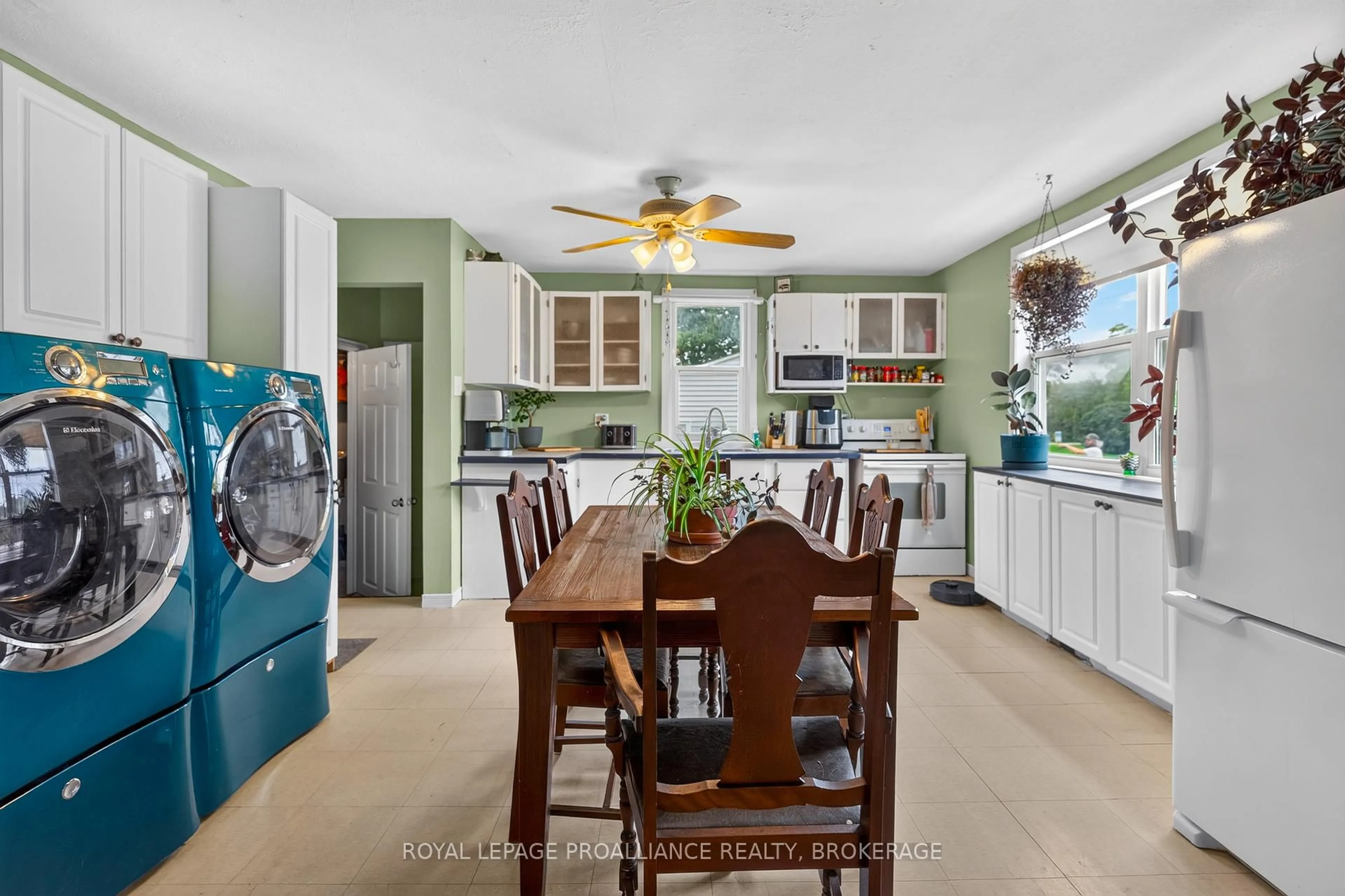 Open concept kitchen, ceramic/tile floor for 95 & 97 County Road 4, Bath Ontario K0H 1G0
