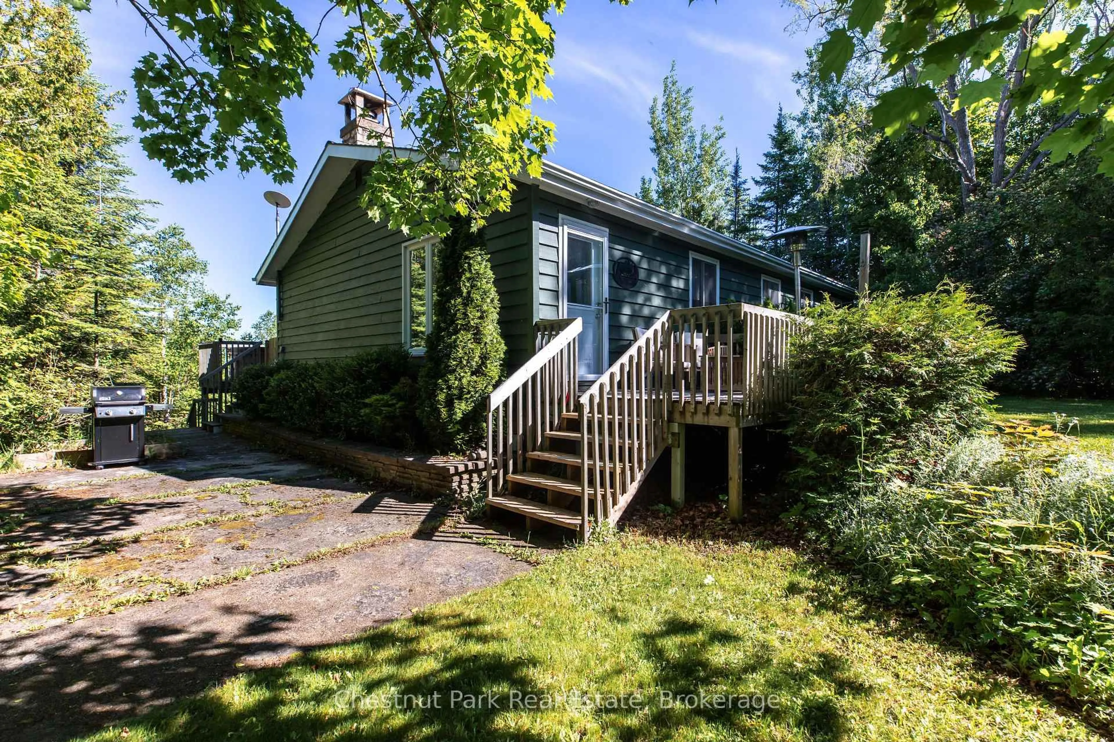 Home with vinyl exterior material, street for 56 ZORRA Dr, Northern Bruce Peninsula Ontario N0H 2R0