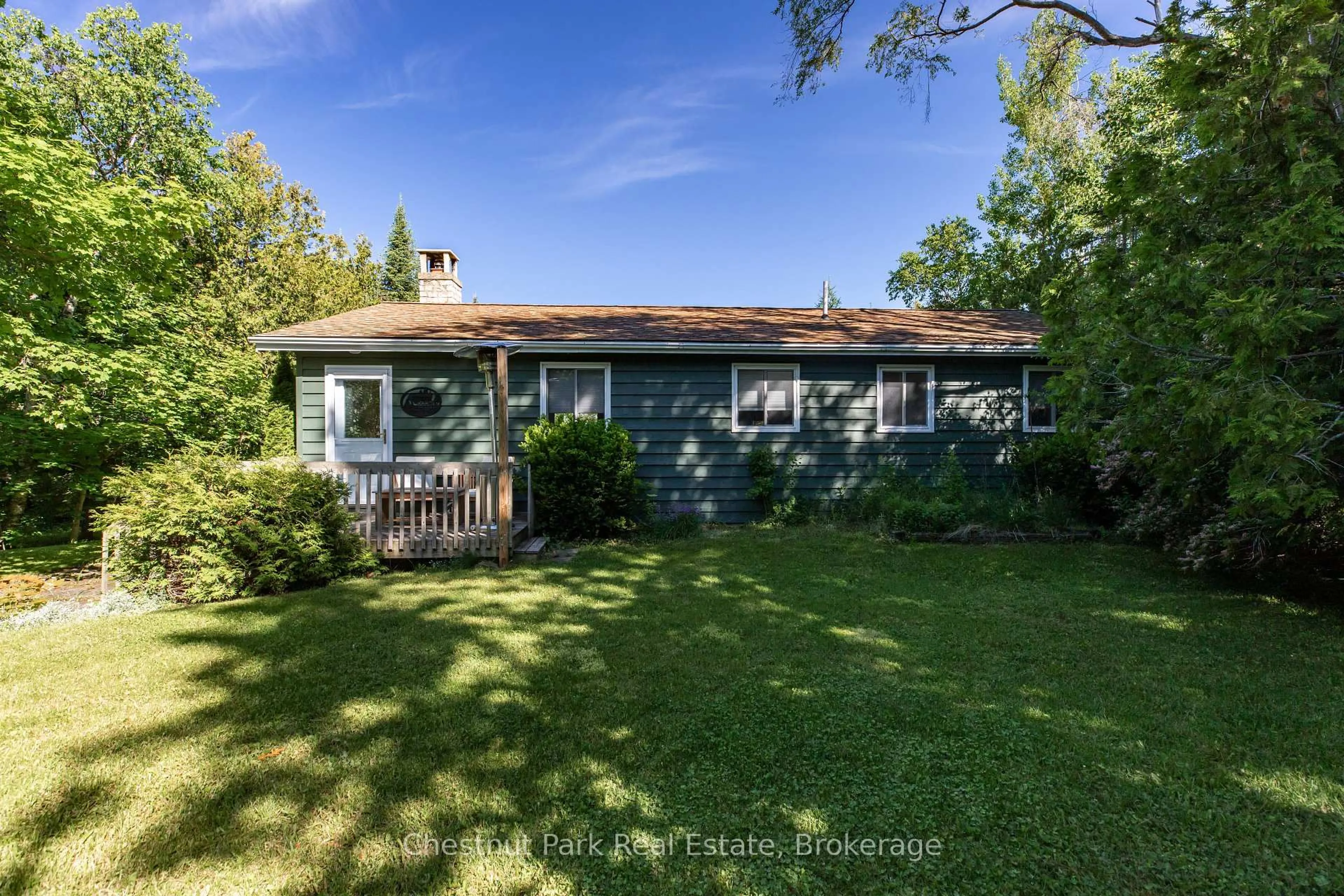 A pic from outside/outdoor area/front of a property/back of a property/a pic from drone, street for 56 ZORRA Dr, Northern Bruce Peninsula Ontario N0H 2R0