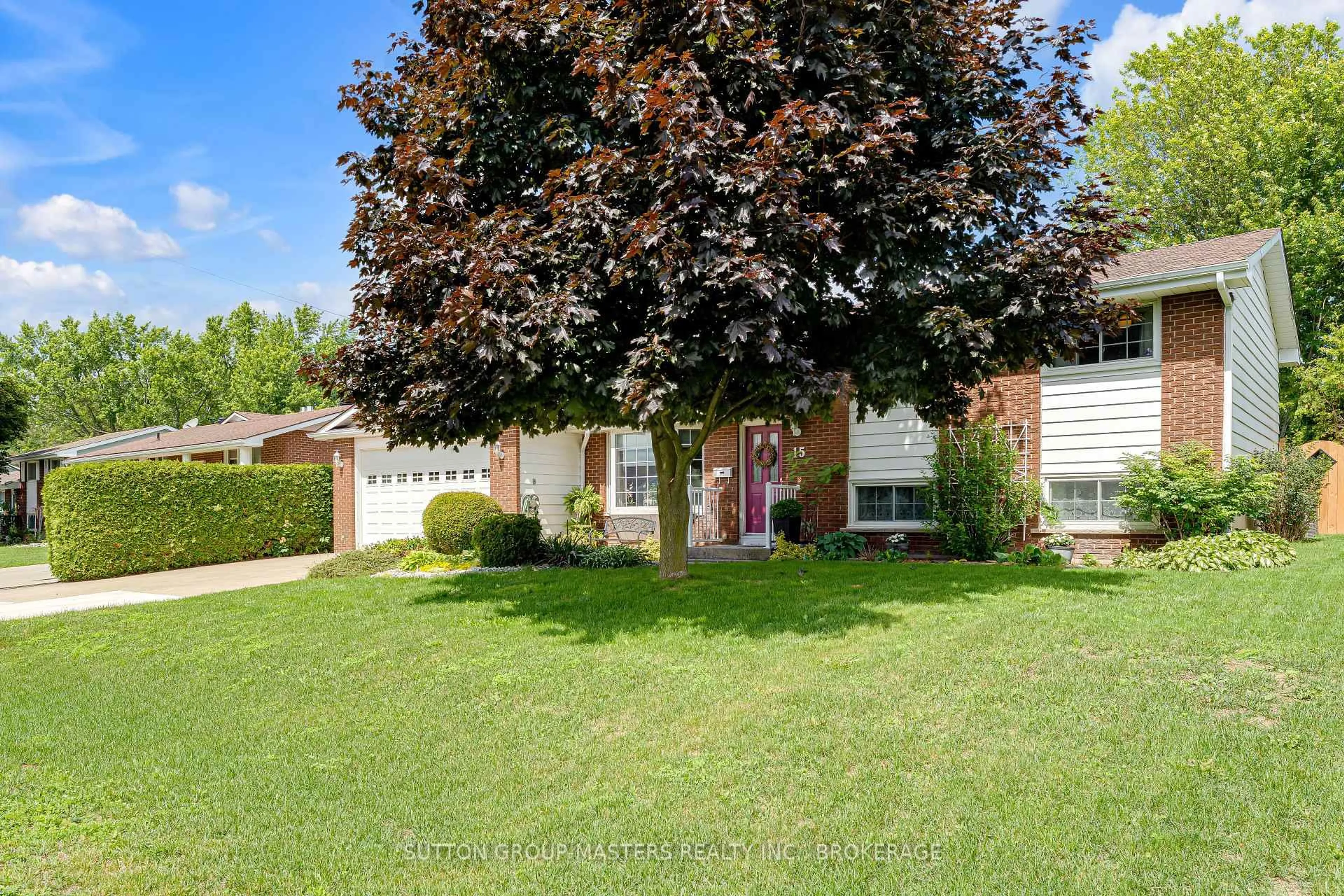 Home with vinyl exterior material, street for 15 Bakers Lane, Loyalist Ontario K7N 1L9
