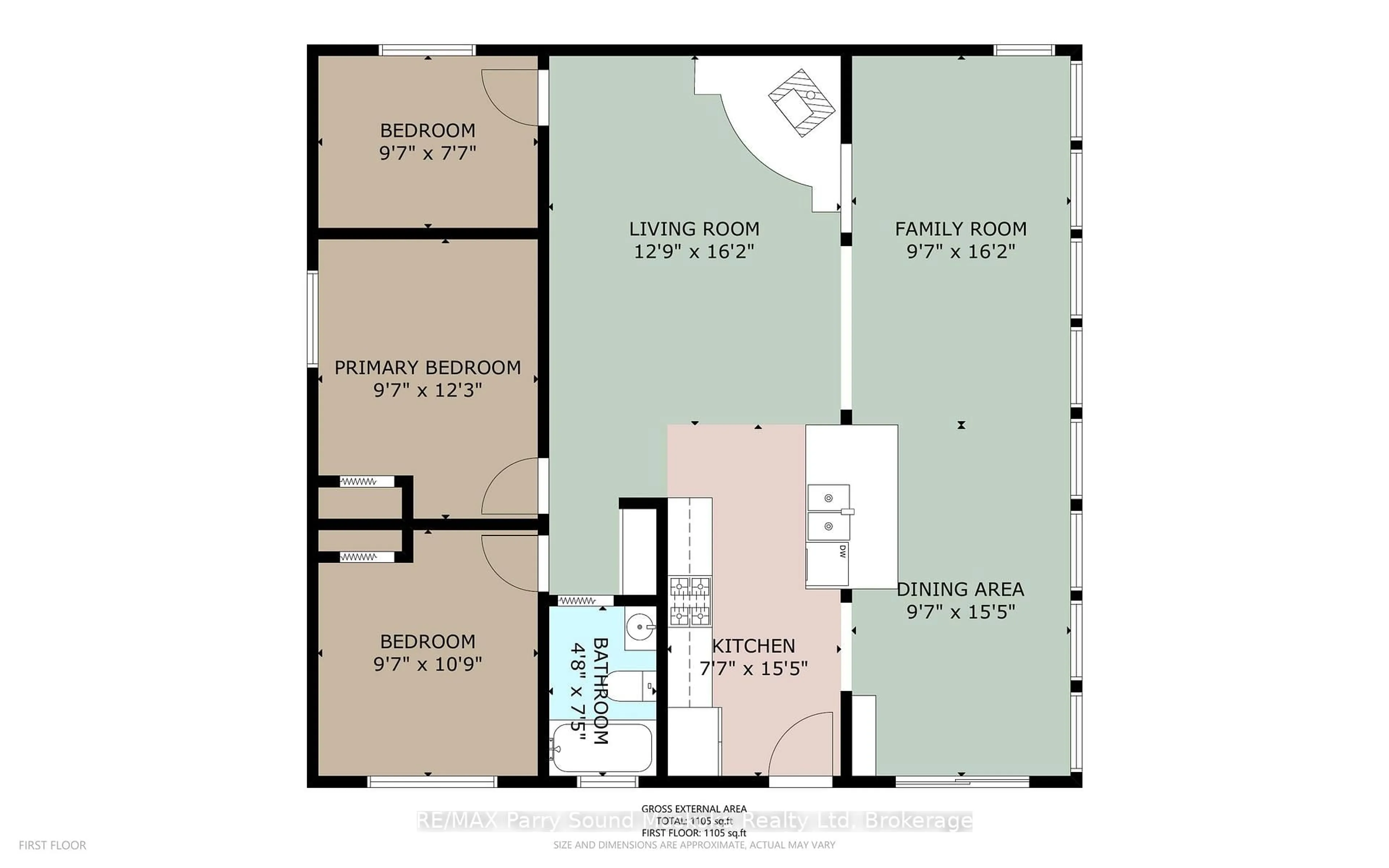 Floor plan for 391 Salmon Lake Rd, Seguin Ontario P2A 2W8