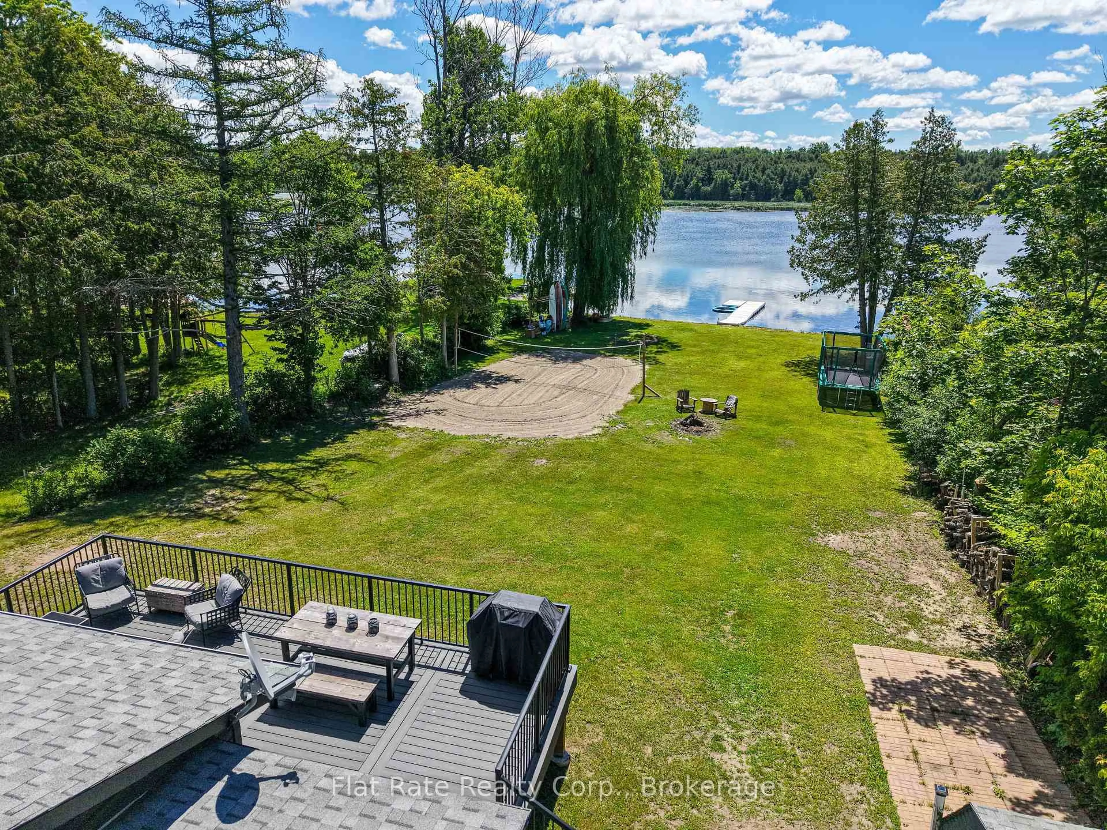 A pic from outside/outdoor area/front of a property/back of a property/a pic from drone, water/lake/river/ocean view for 150 MARYLAND Dr, Selwyn Ontario K9J 6X3
