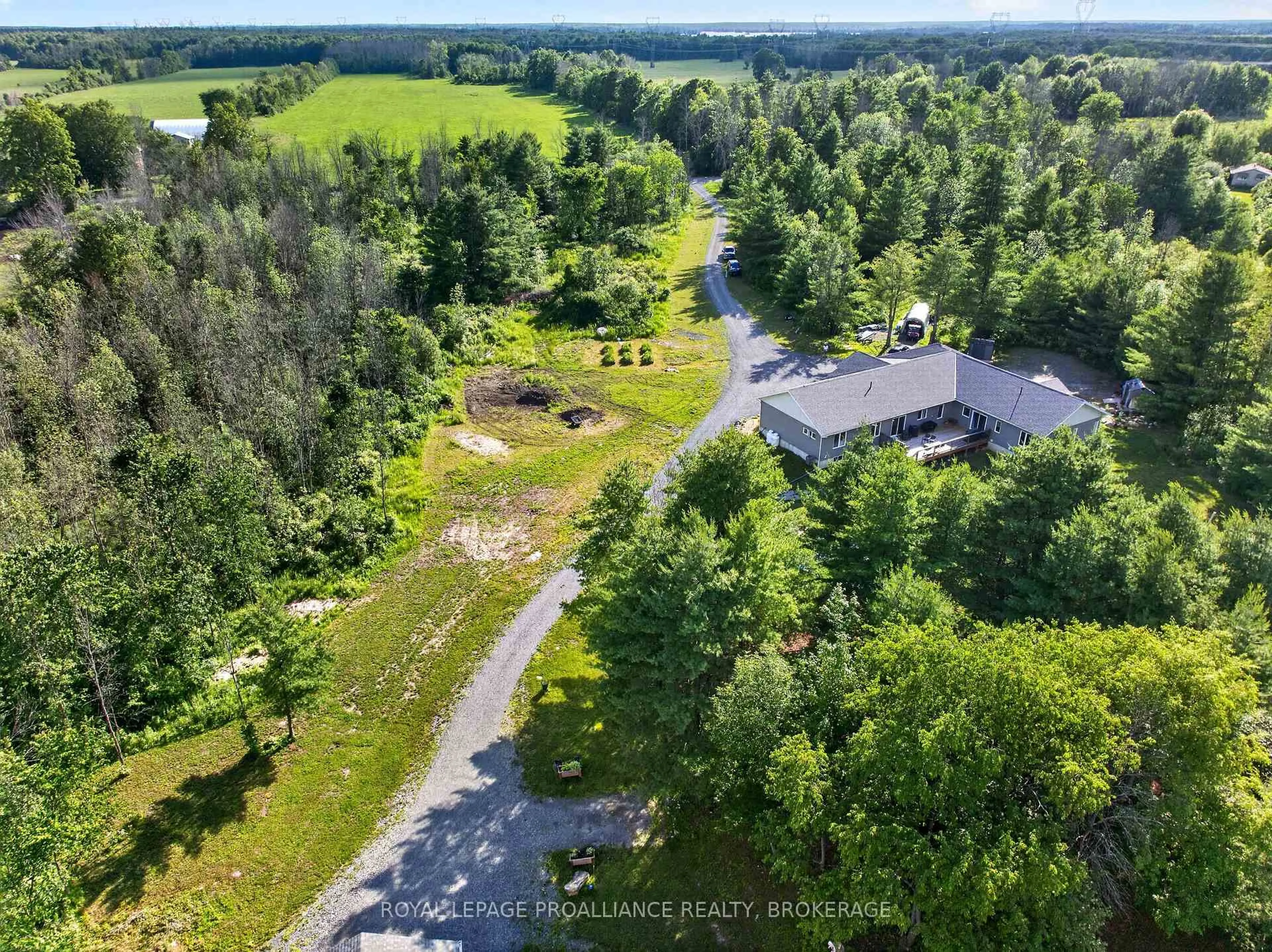 A pic from outside/outdoor area/front of a property/back of a property/a pic from drone, unknown for 499 Bush Rd, Rideau Lakes Ontario K0G 1E0