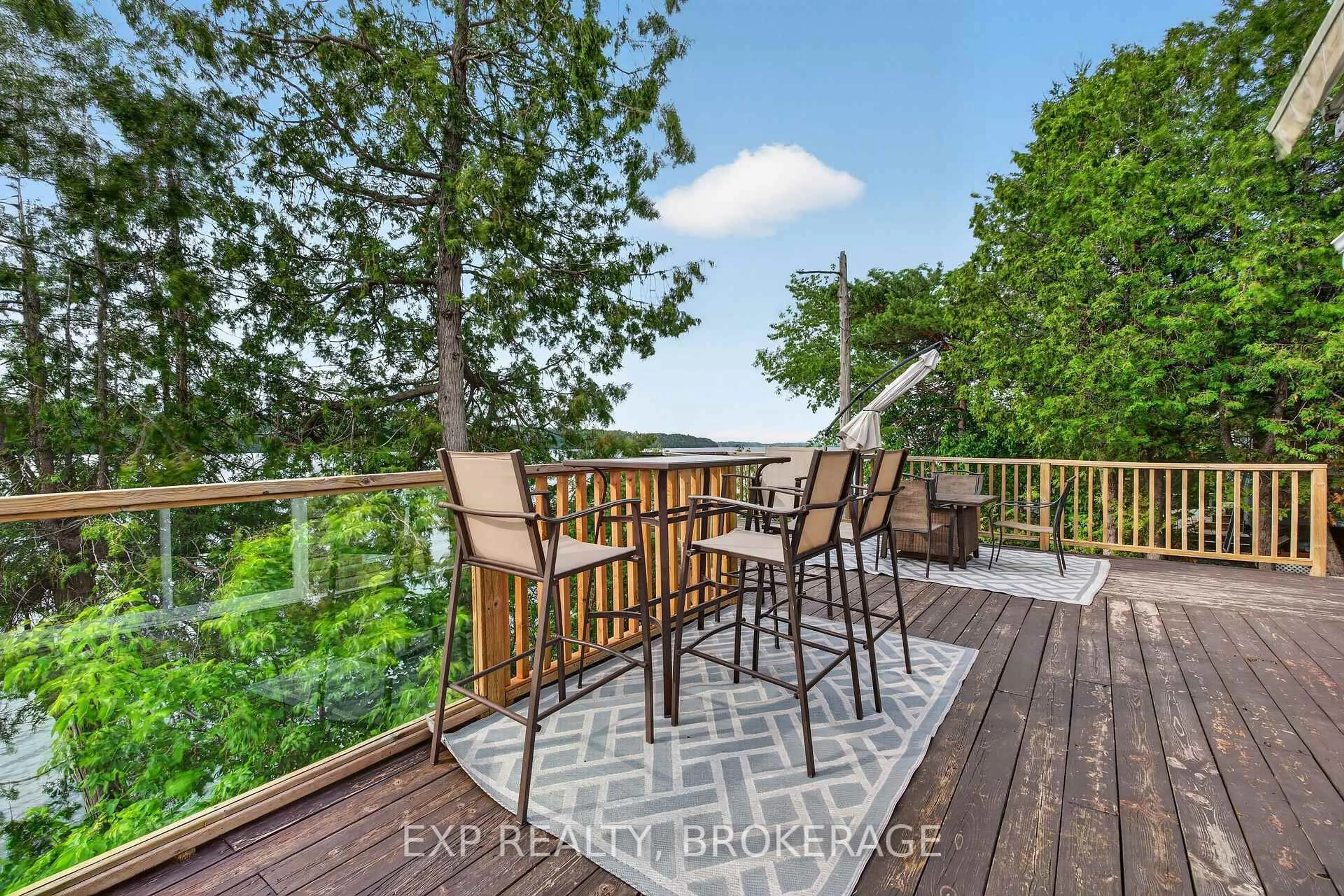 Patio, water/lake/river/ocean view for 1048 LARK Lane, Inverary Ontario K0H 1X0