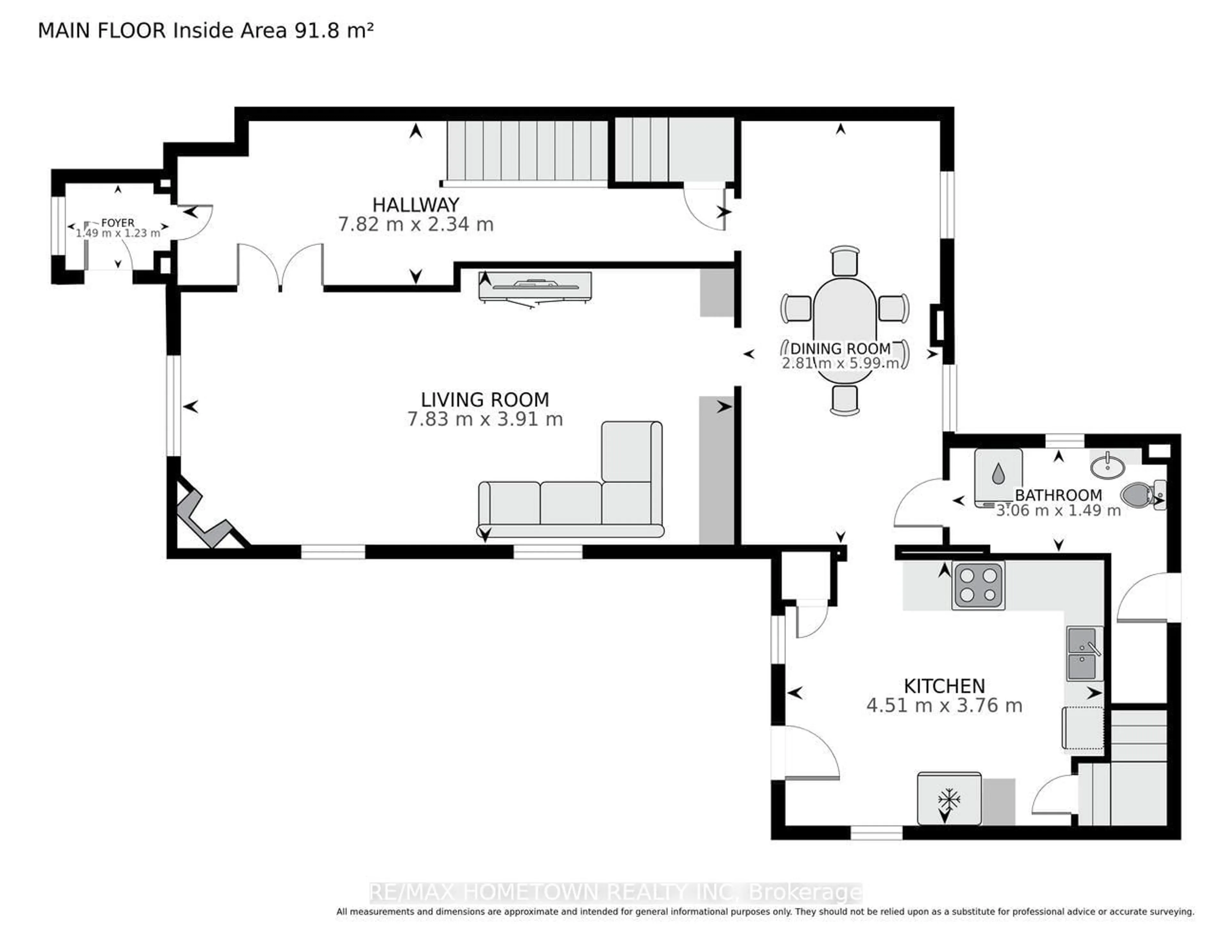 Floor plan for 33 Park St, Brockville Ontario K6V 2G3