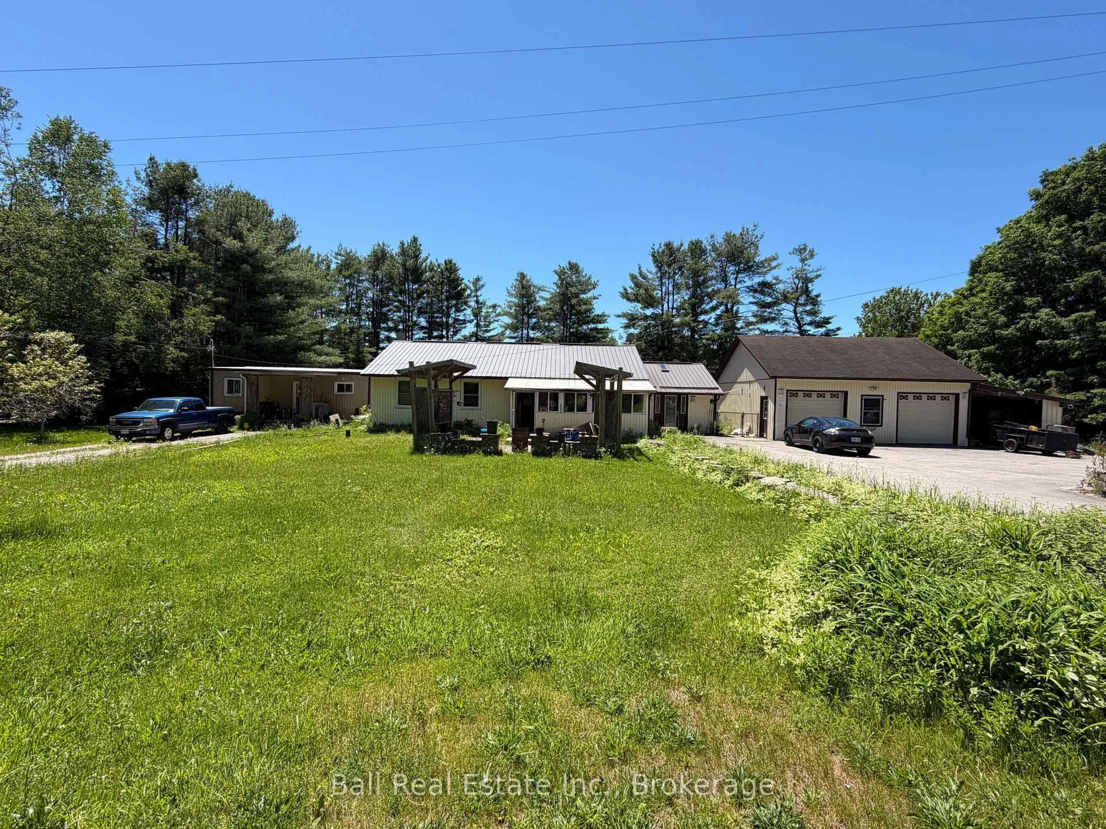 A pic from outside/outdoor area/front of a property/back of a property/a pic from drone, water/lake/river/ocean view for 51 Cameron Rd, Kawartha Lakes Ontario K0M 2L0