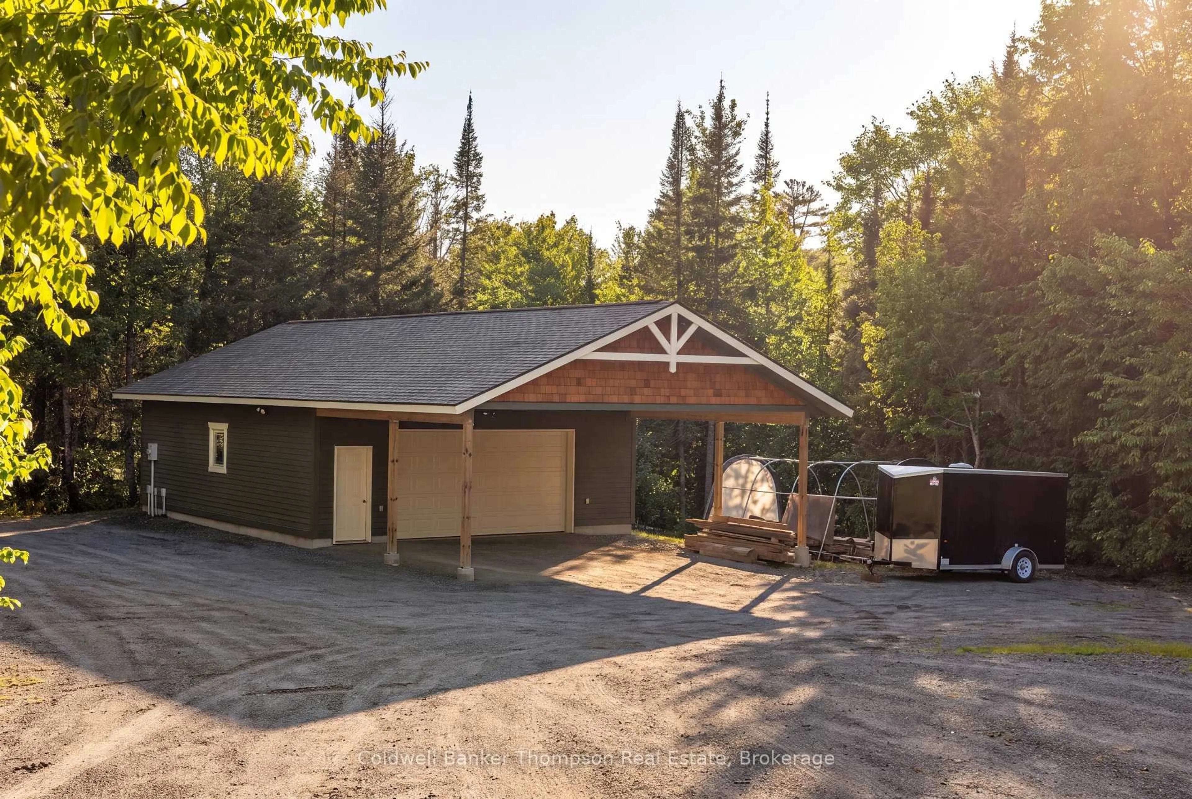 A pic from outside/outdoor area/front of a property/back of a property/a pic from drone, unknown for 376 Pinegrove Rd, Perry Ontario P0A 1J0