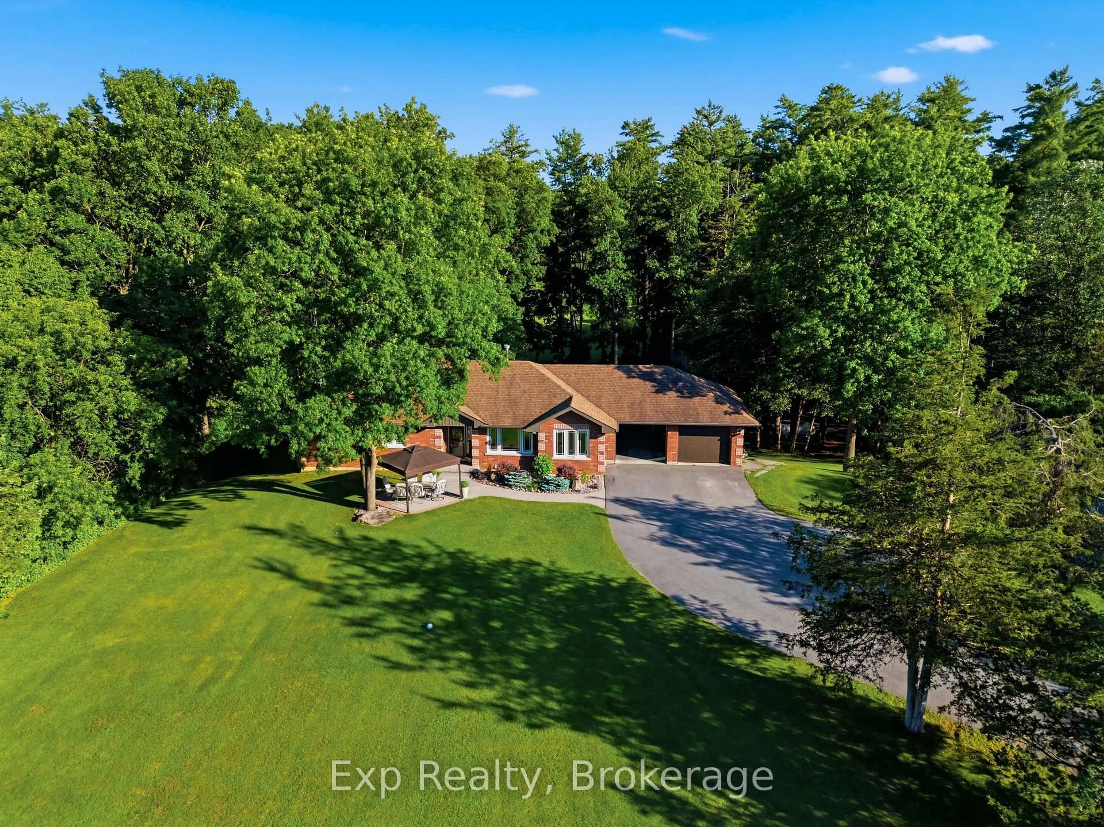 A pic from outside/outdoor area/front of a property/back of a property/a pic from drone, water/lake/river/ocean view for 1226 Little Creek Rd, Napanee Ontario K7R 3K6