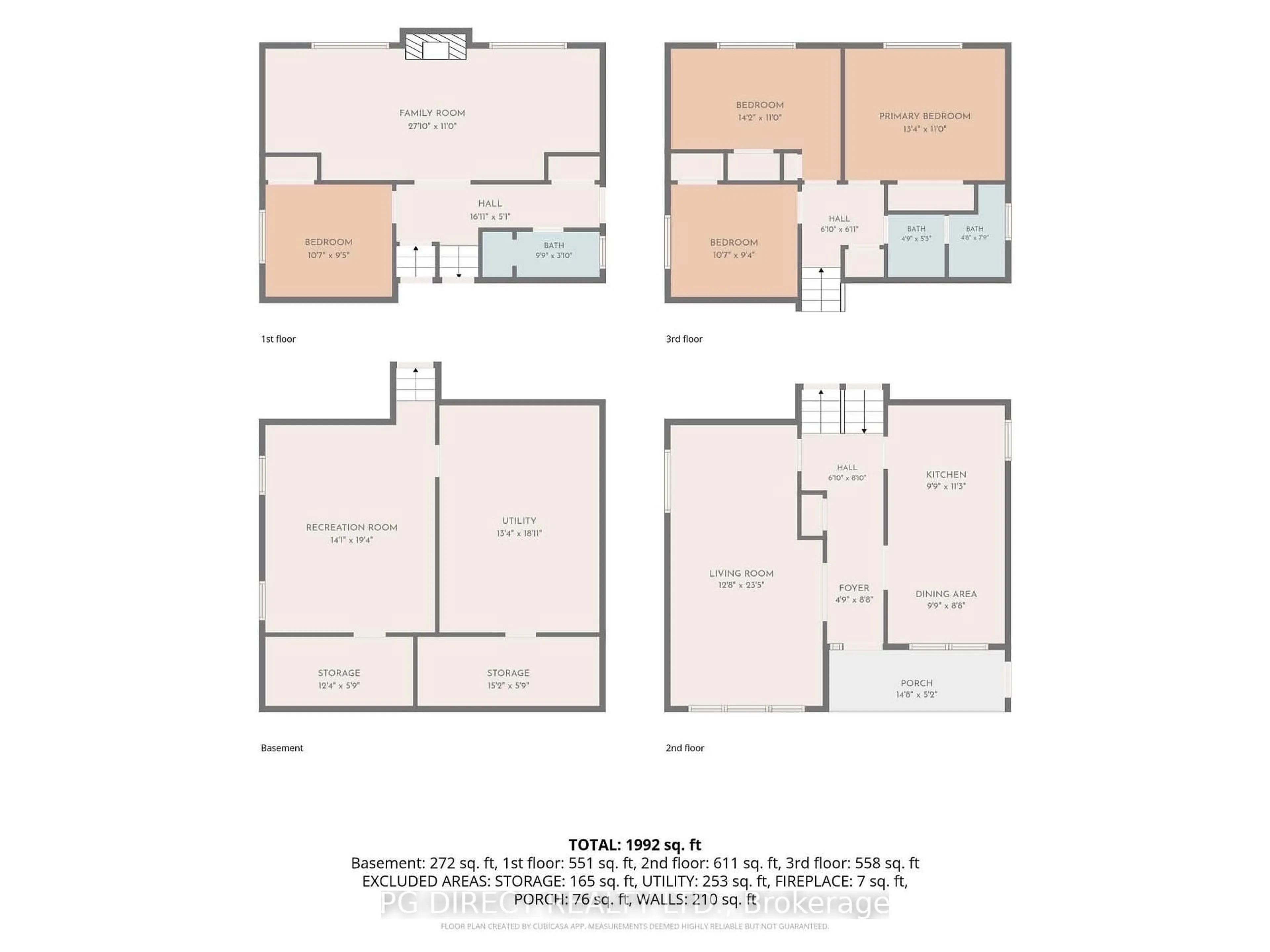 Floor plan for 12 Belvedere Rd, Quinte West Ontario K8V 4A7