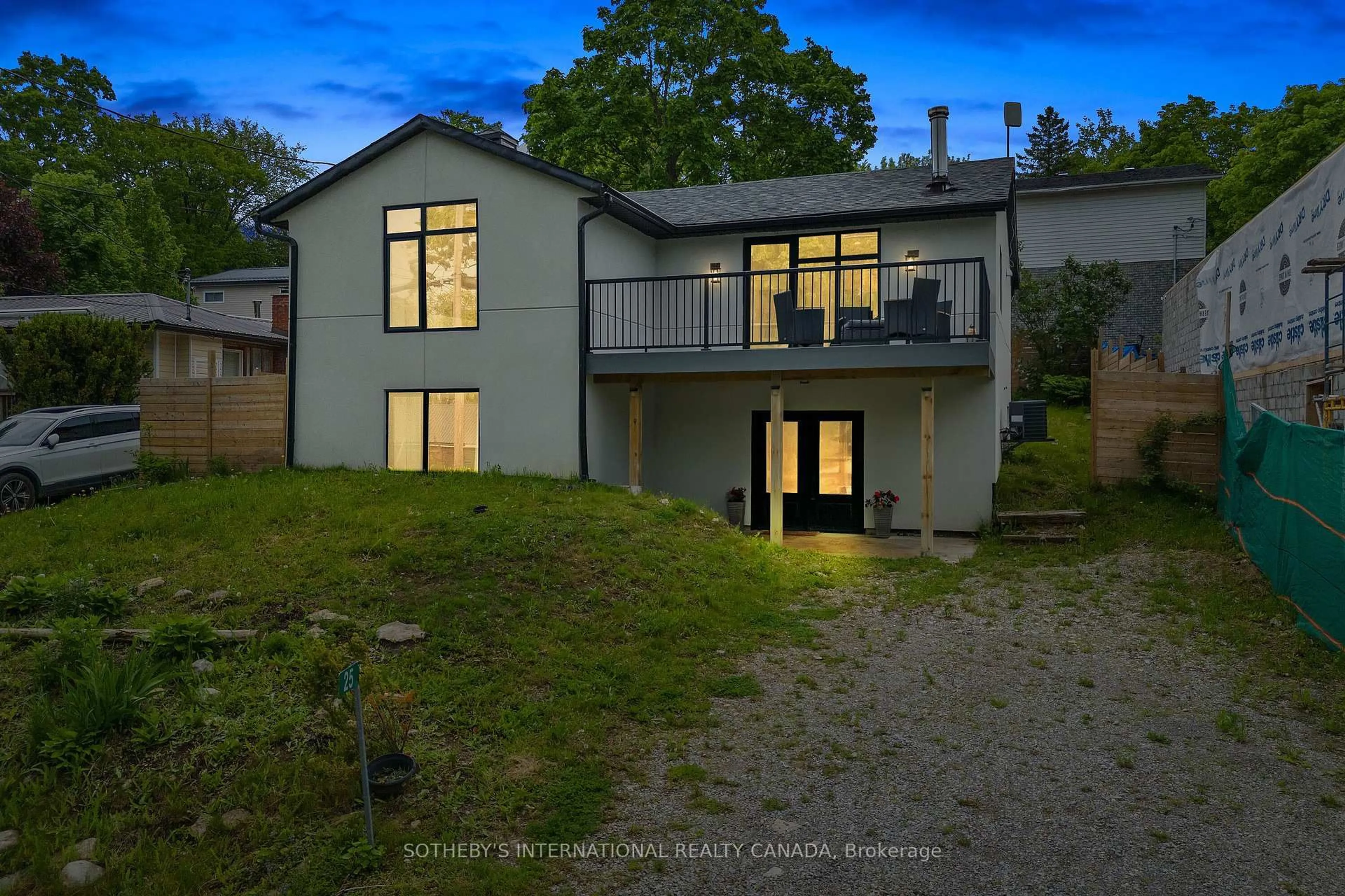 A pic from outside/outdoor area/front of a property/back of a property/a pic from drone, unknown for 25 Silver Birch St, Kawartha Lakes Ontario K0M 1L0