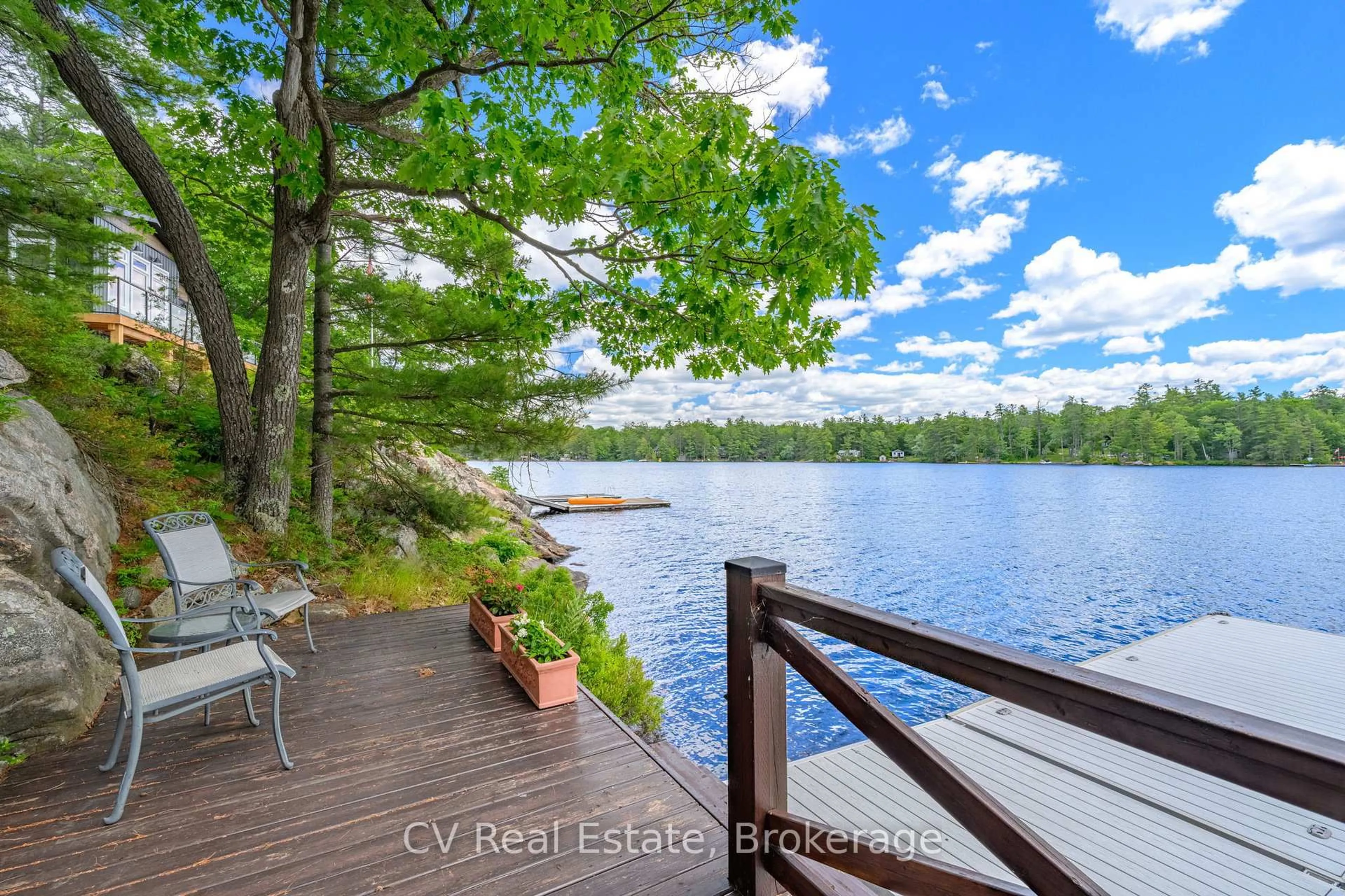 Patio, water/lake/river/ocean view for 1028 Marshall Dr, Gravenhurst Ontario P1P 1R2