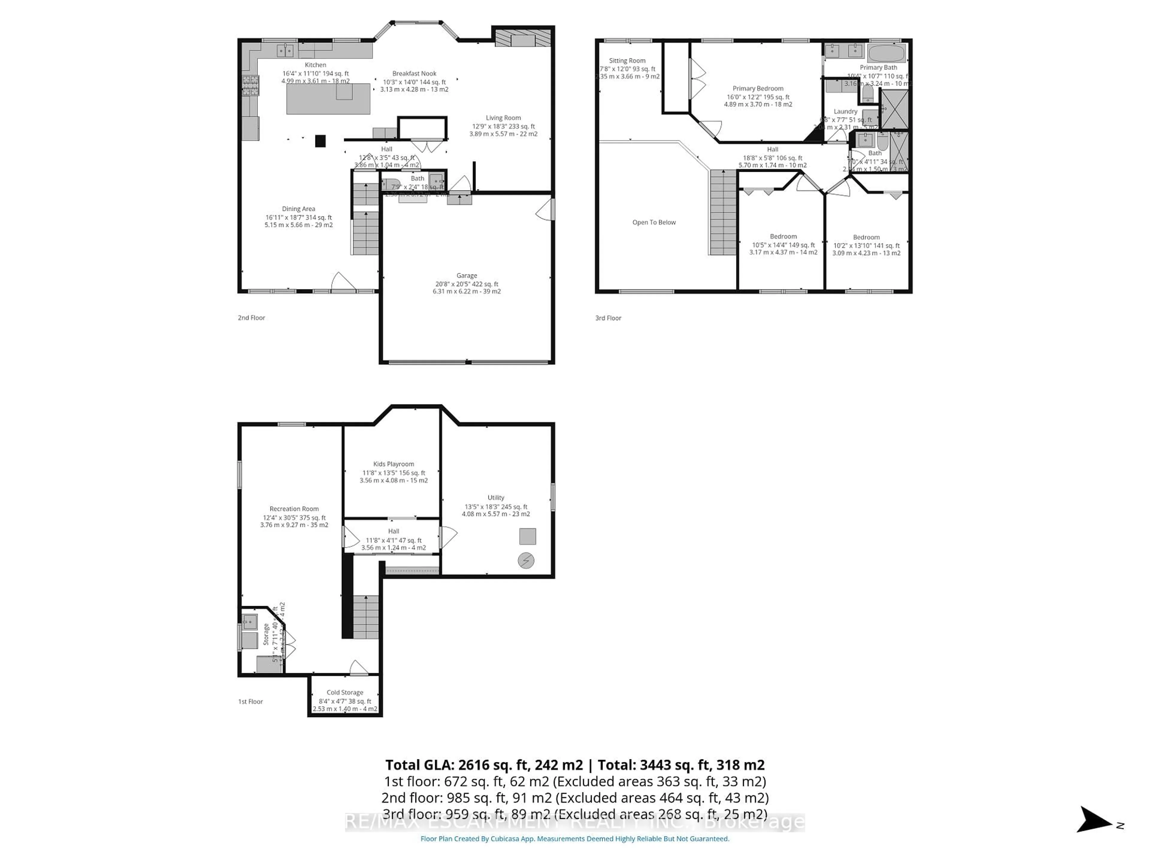 Floor plan for 3 Kintyre Crt, Haldimand Ontario N3W 1G8