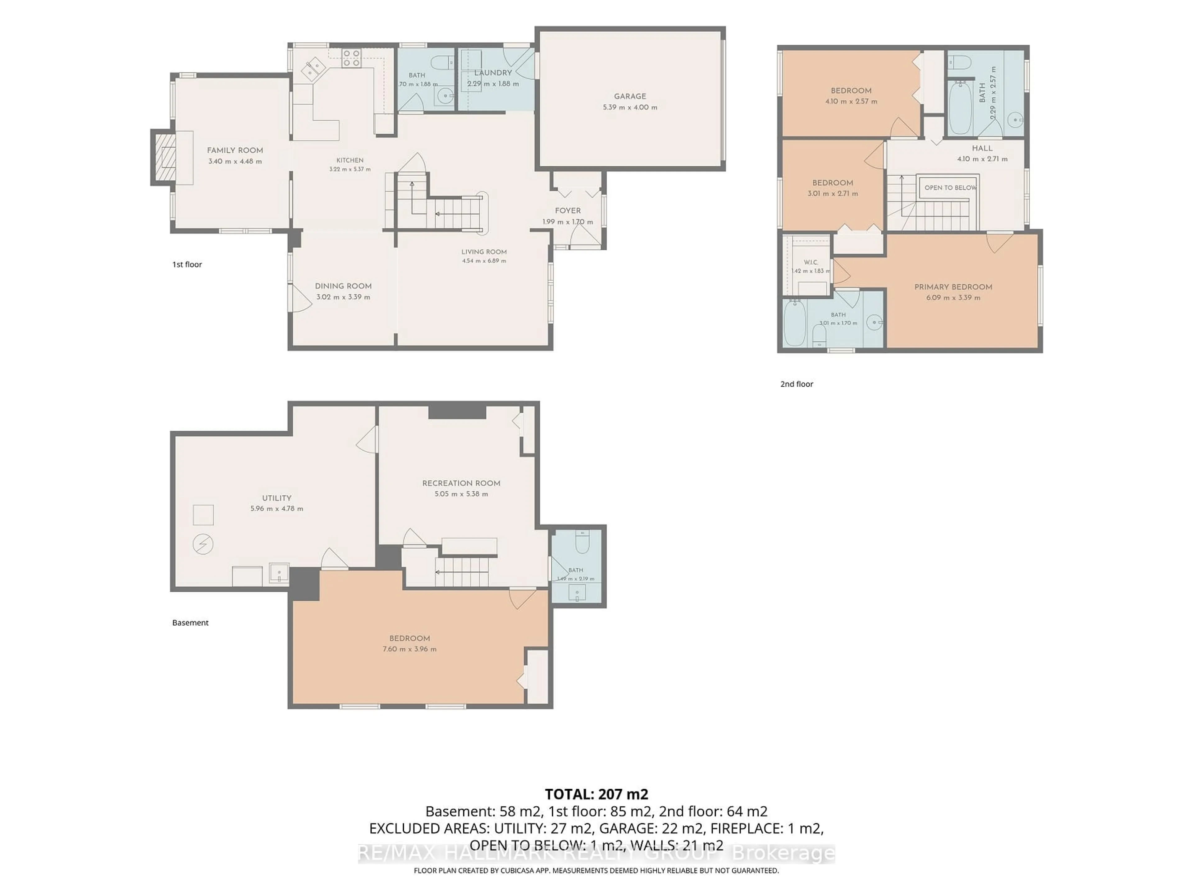 Floor plan for 652 Thicket Way, Ottawa Ontario K4A 3A7