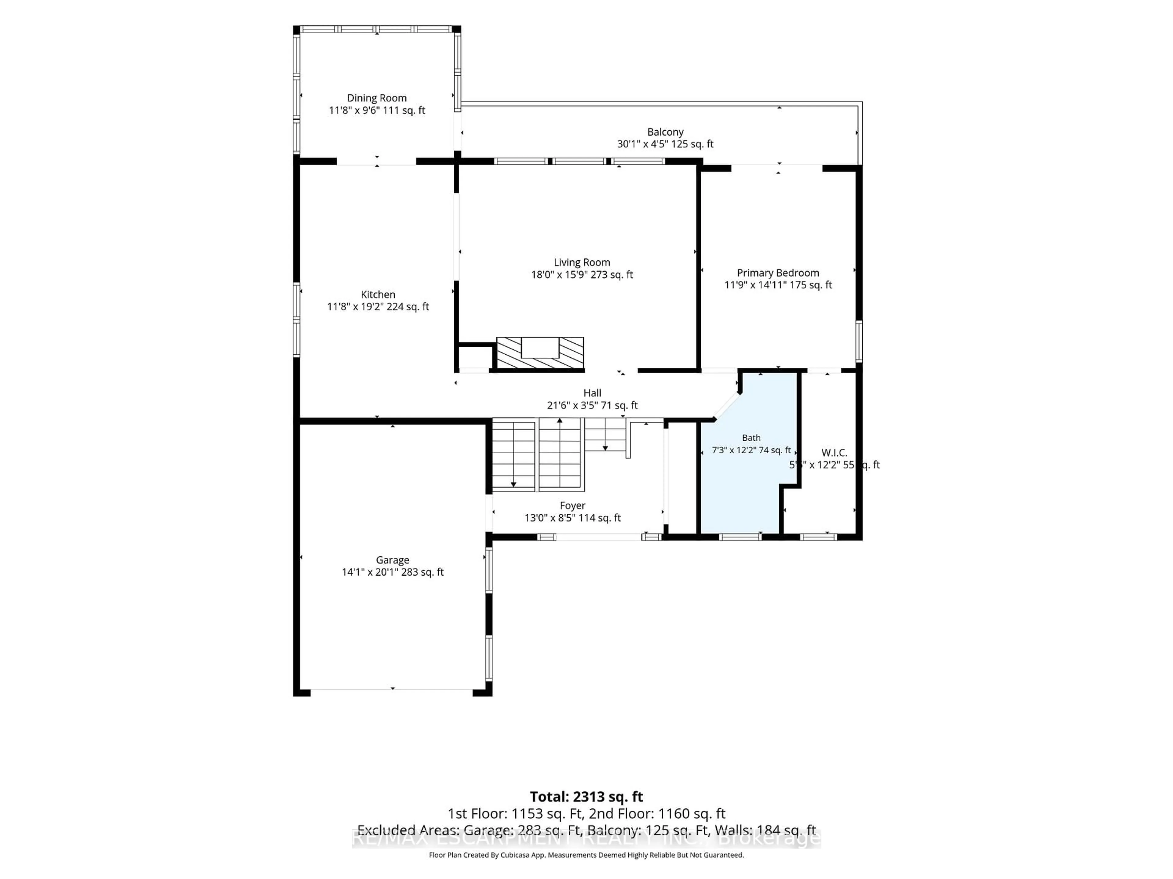 Floor plan for 59 Park Rd, Grimsby Ontario L3M 4E7