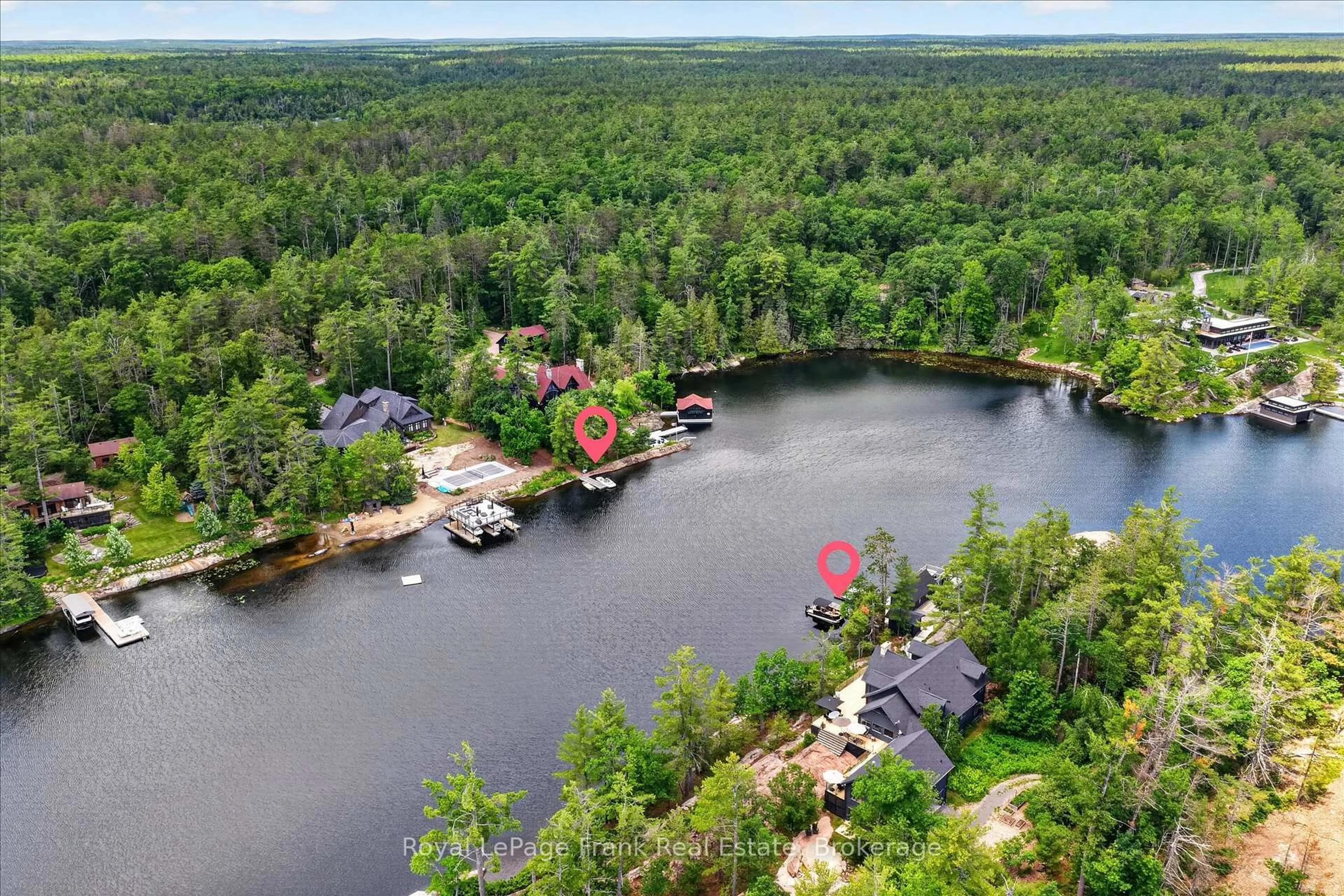 A pic from outside/outdoor area/front of a property/back of a property/a pic from drone, water/lake/river/ocean view for 2946 Stony Lake, Quarry Island, North Kawartha Ontario K0L 2H0