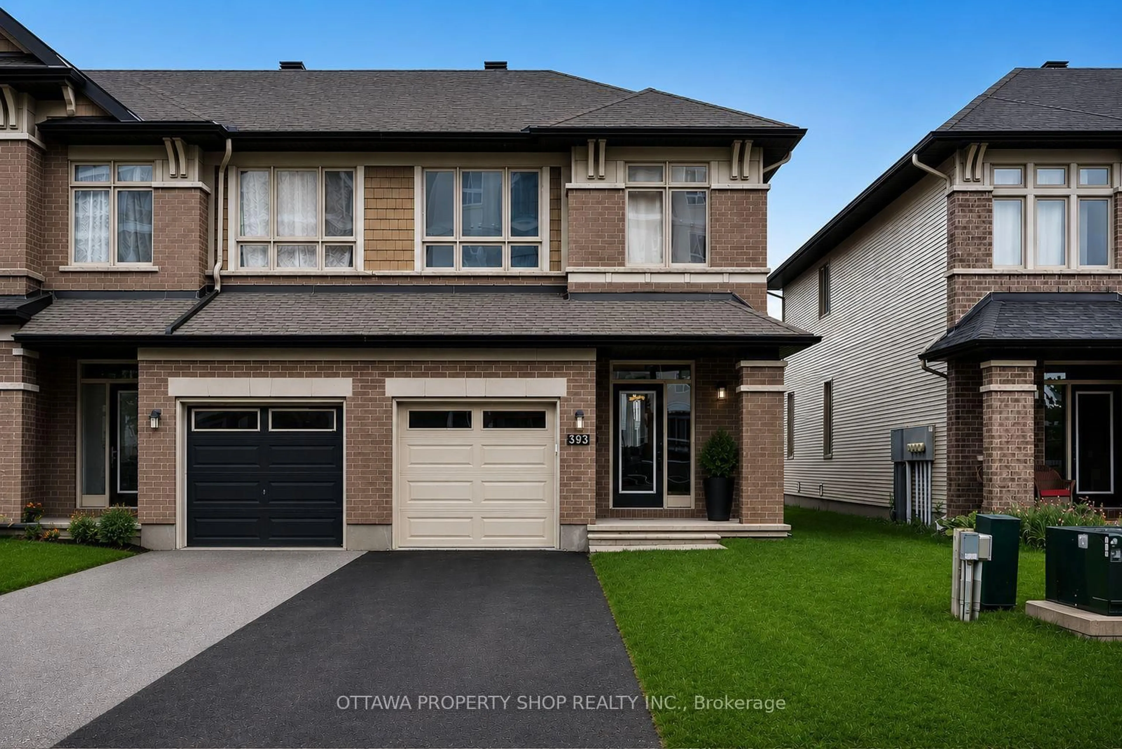 Home with brick exterior material, street for 393 Livery St, Stittsville Ontario K2V 0B5