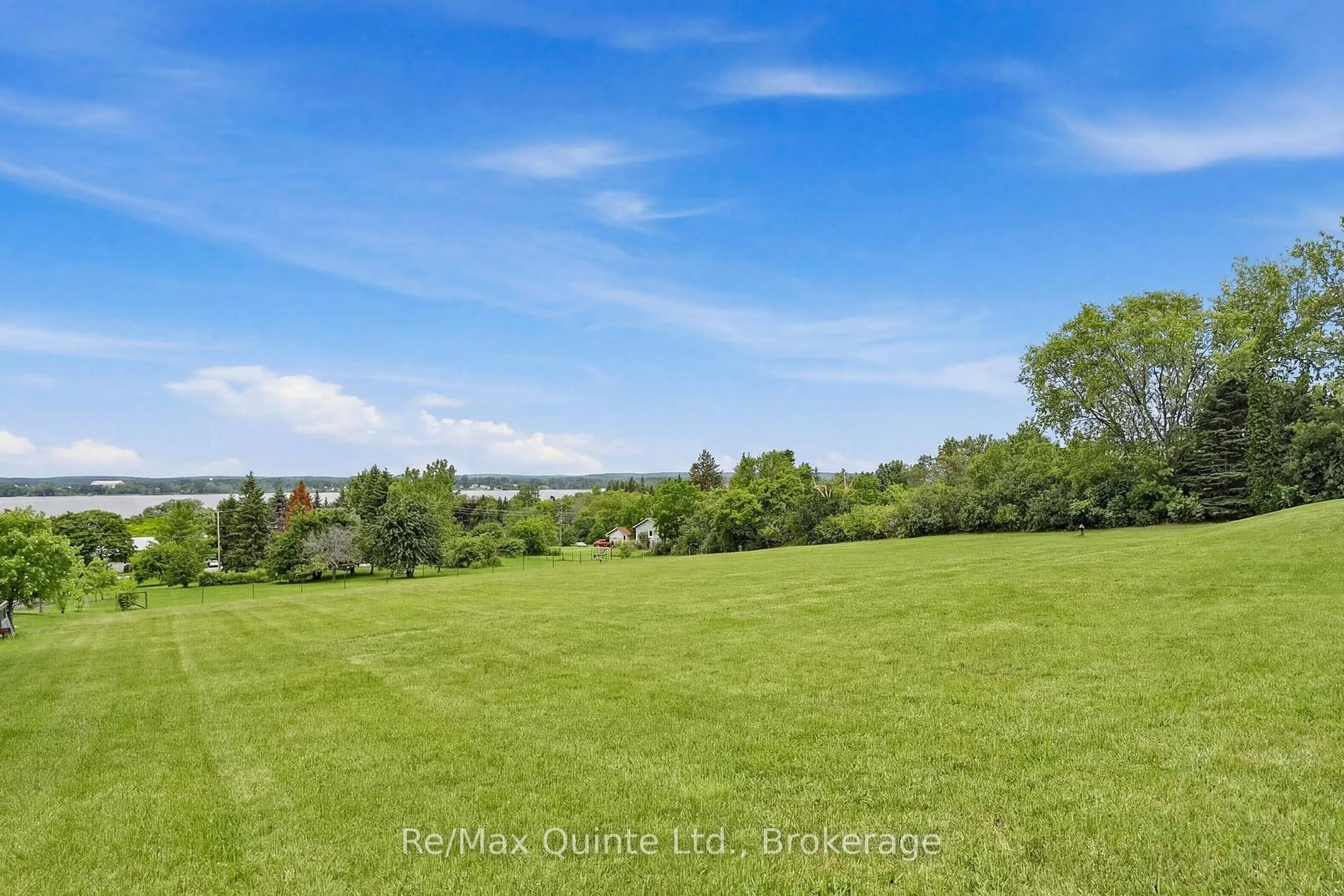 A pic from outside/outdoor area/front of a property/back of a property/a pic from drone, water/lake/river/ocean view for 745 Weese Rd, Prince Edward County Ontario K0K 1L0