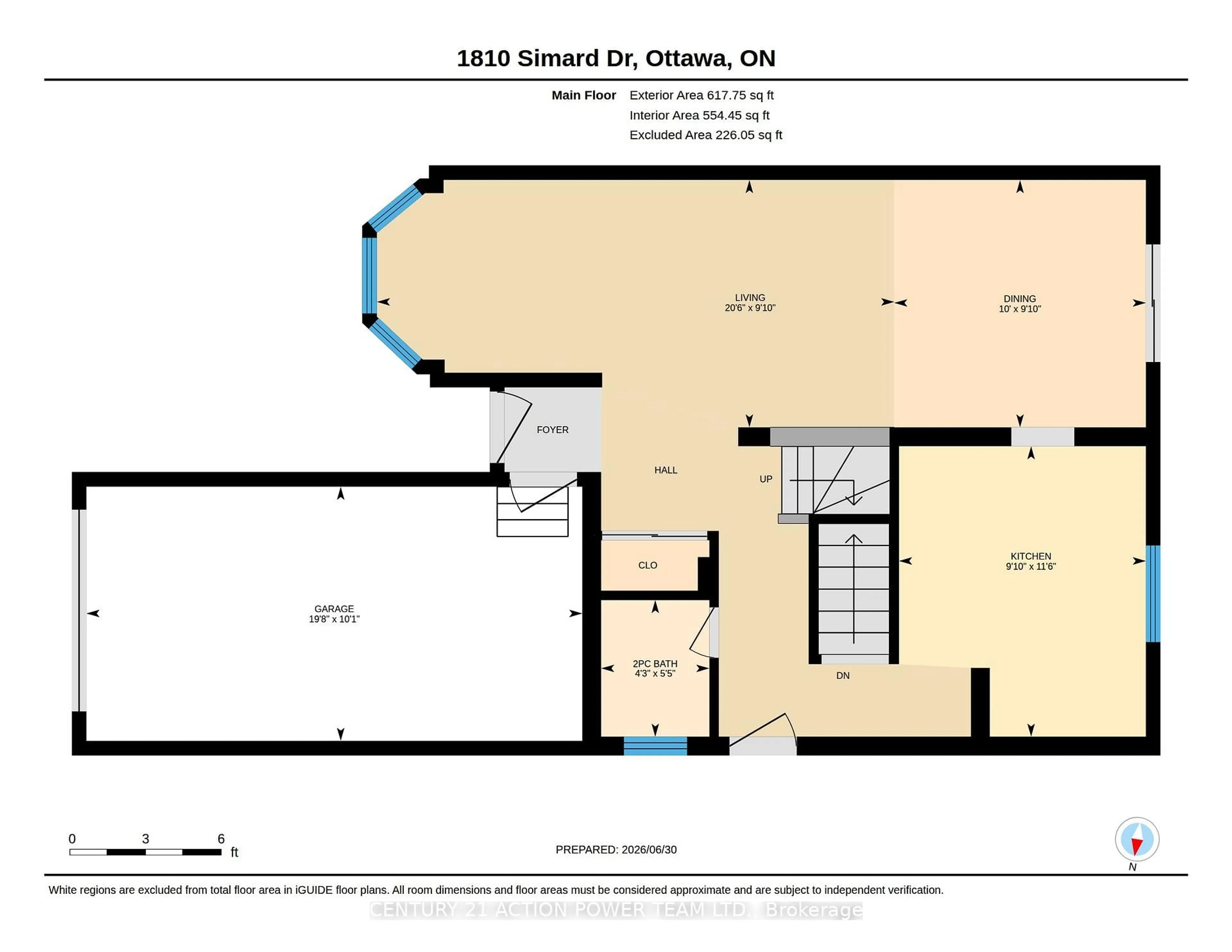 Floor plan for 1810 Simard Dr, Ottawa Ontario K1C 2P8