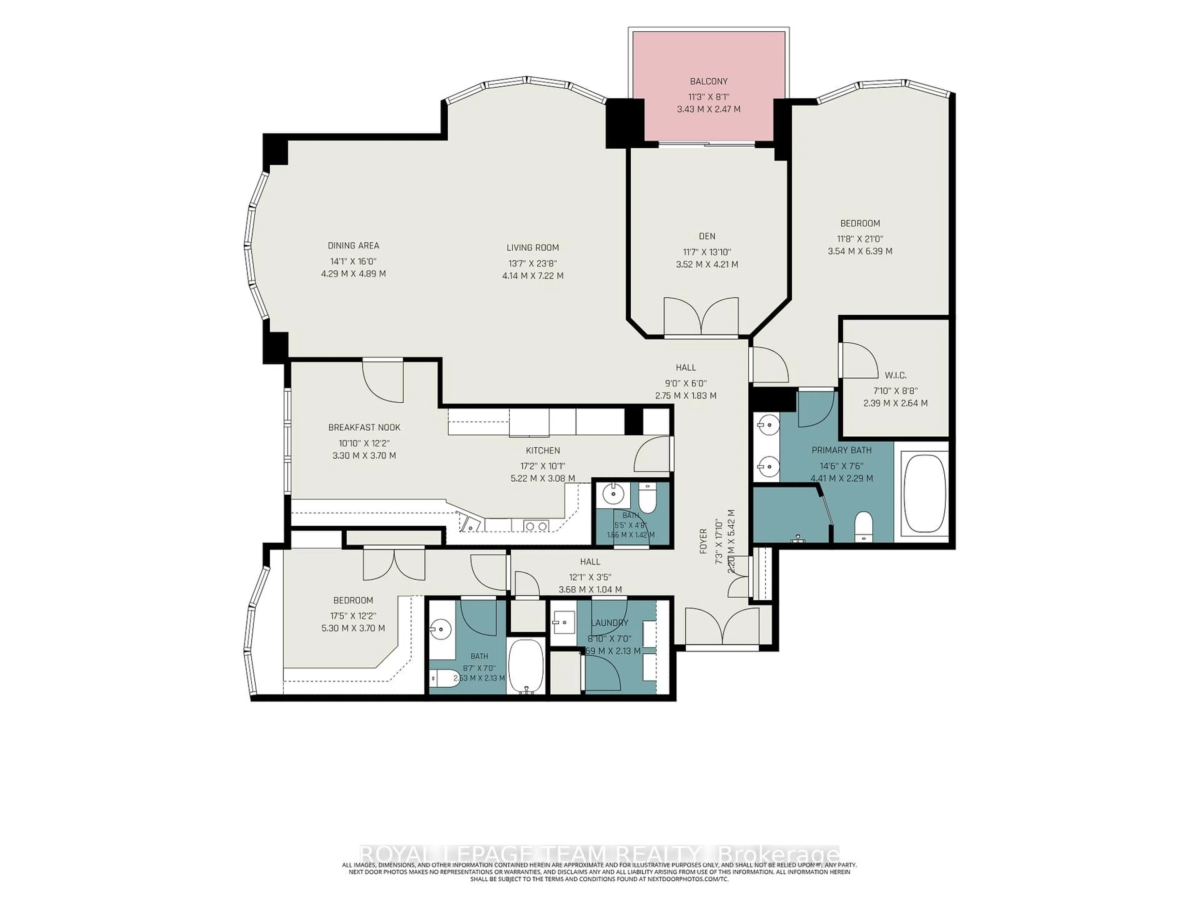 Floor plan for 3580 Rivergate Way #1506, Ottawa Ontario K1V 1V5