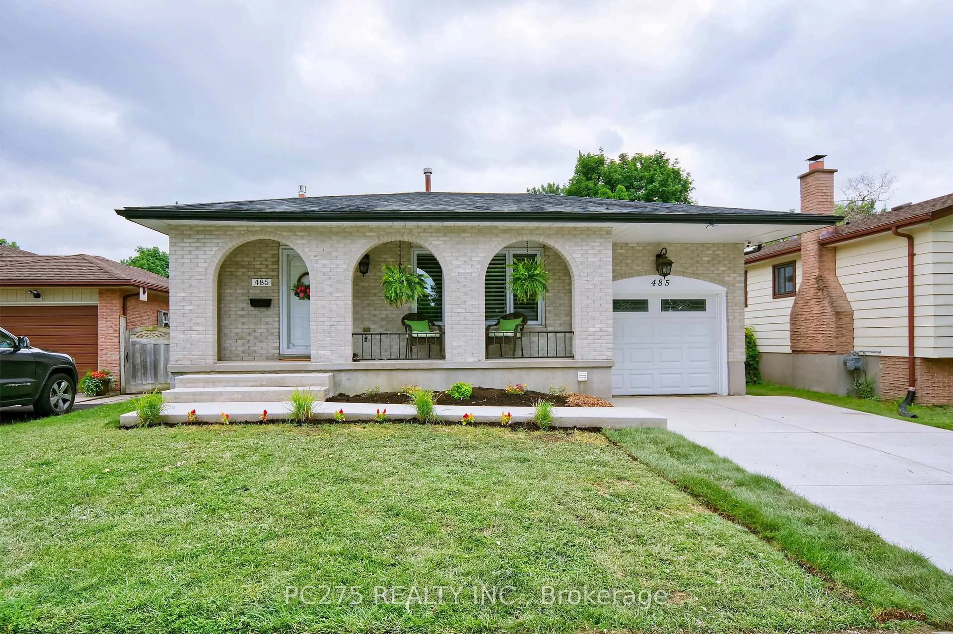 Home with brick exterior material, street for 485 Ferndale Ave, London South Ontario N6C 4Y1