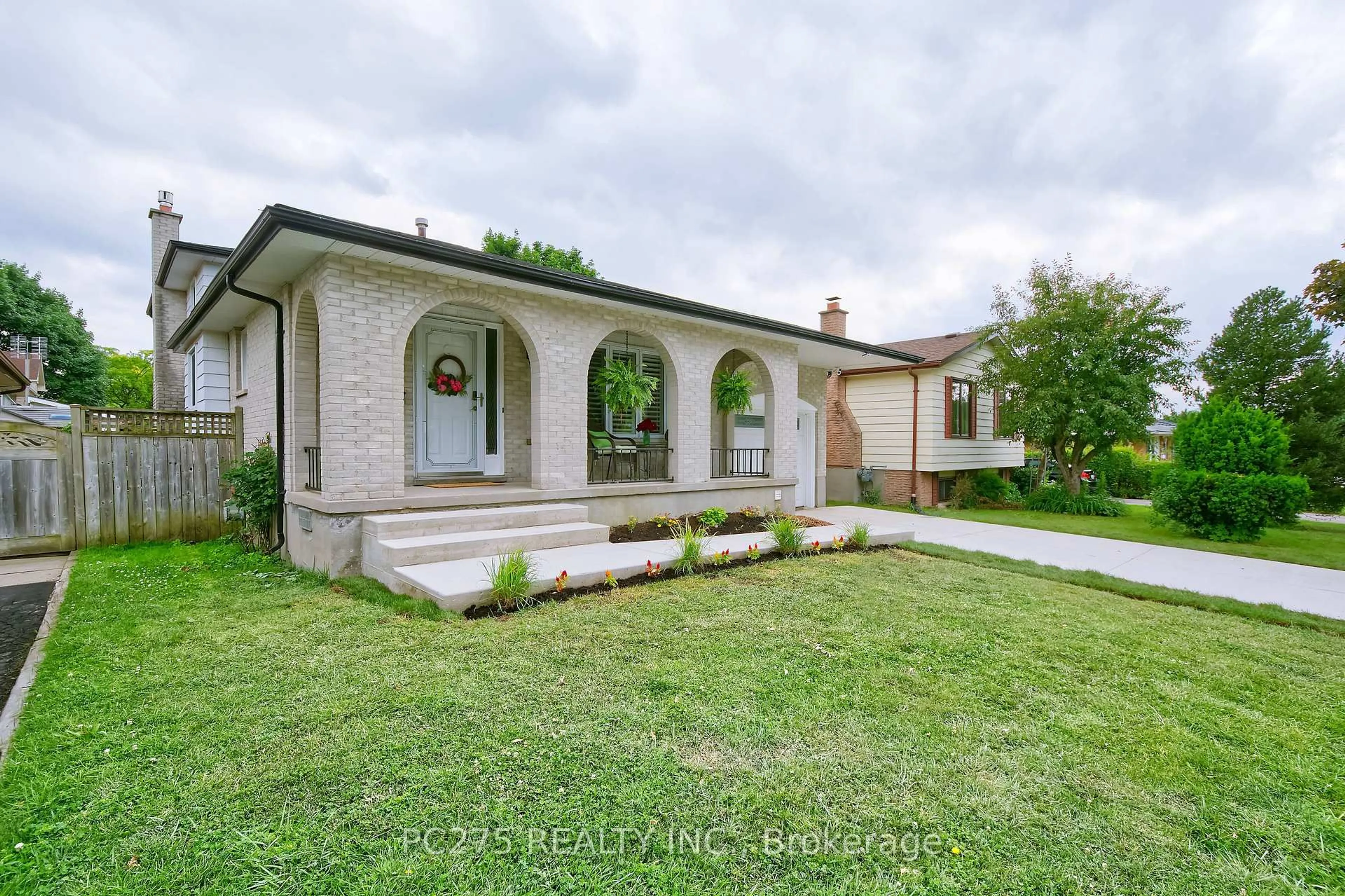 Home with brick exterior material, street for 485 Ferndale Ave, London South Ontario N6C 4Y1
