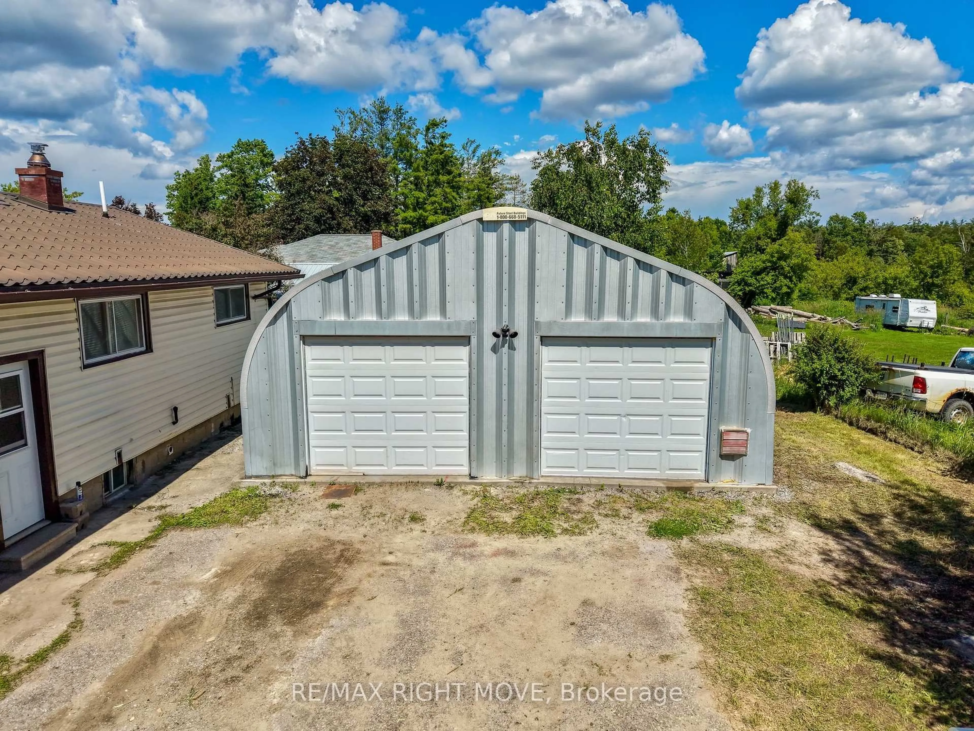 A pic from outside/outdoor area/front of a property/back of a property/a pic from drone, building for 944 Portage Rd, Kawartha Lakes Ontario K0M 2B0